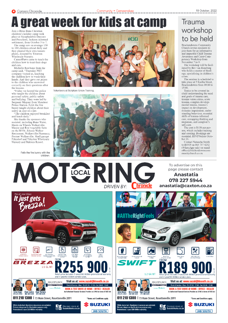 Comaro Chronicle 19 October 2022 page 4