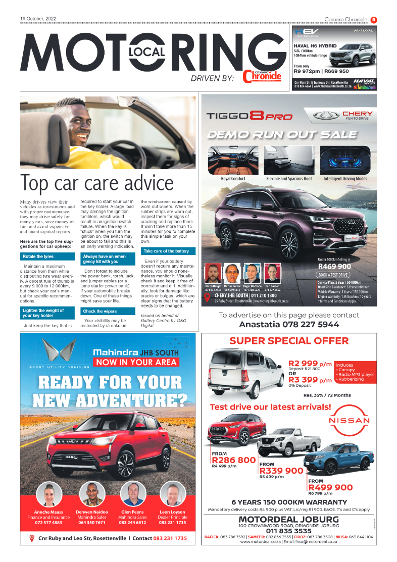 Comaro Chronicle 19 October 2022 page 5