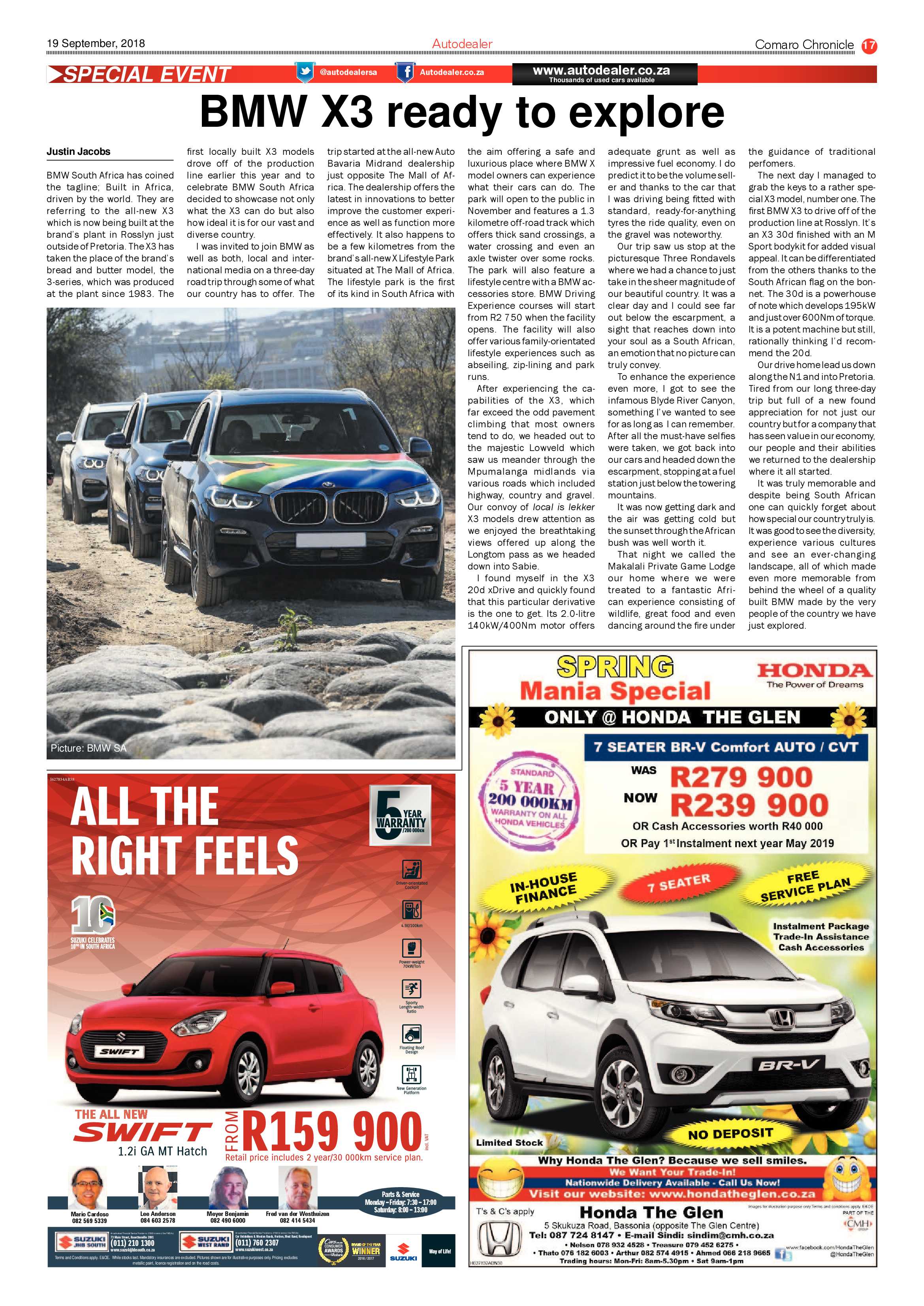 Comaro Chronicle 19 September 2018 page 17
