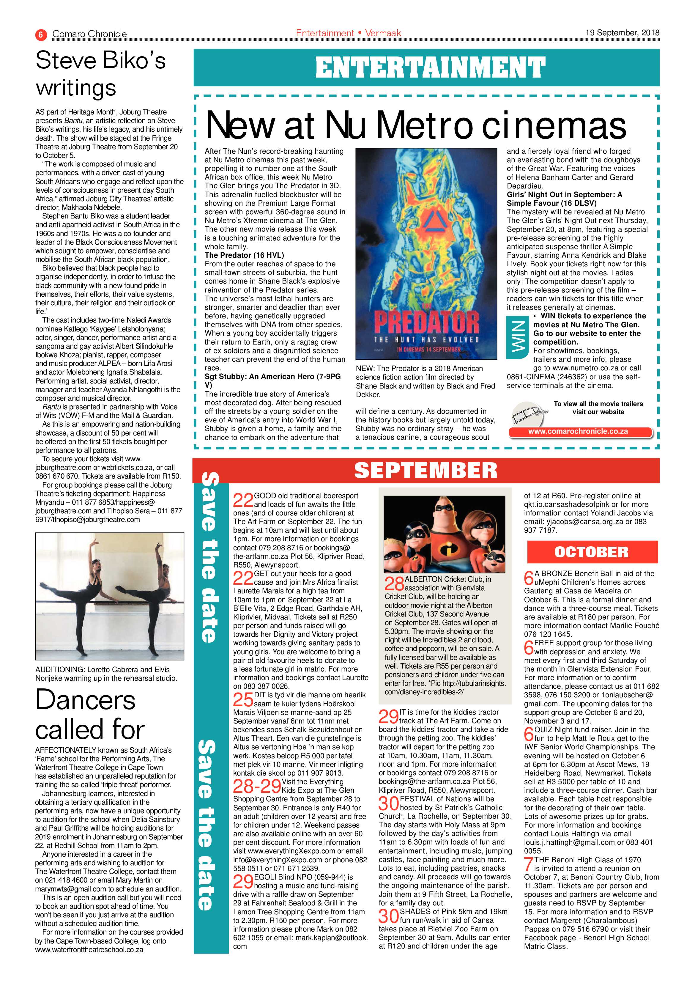 Comaro Chronicle 19 September 2018 page 6