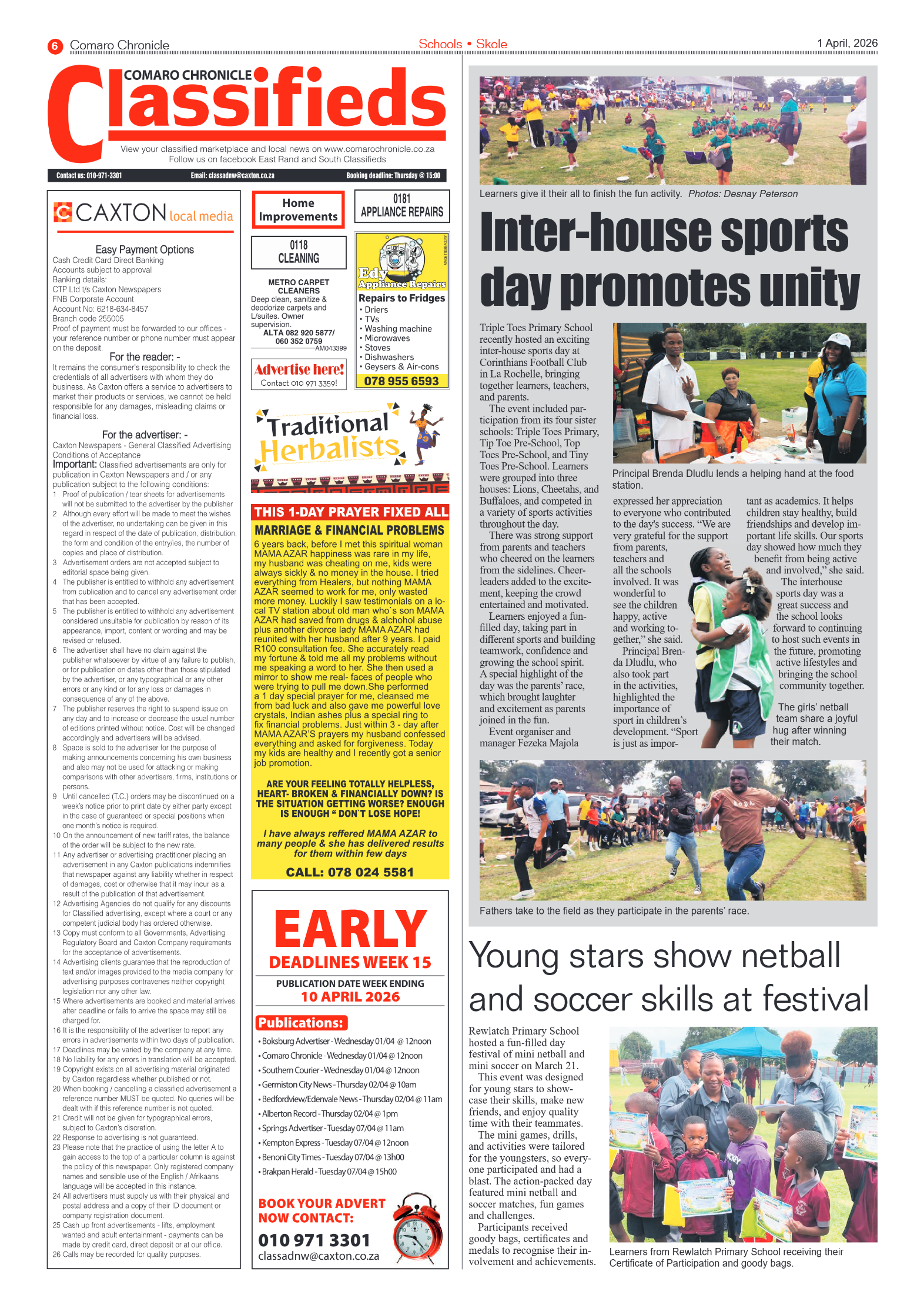 Comaro Chronicle 1 April 2026 page 6