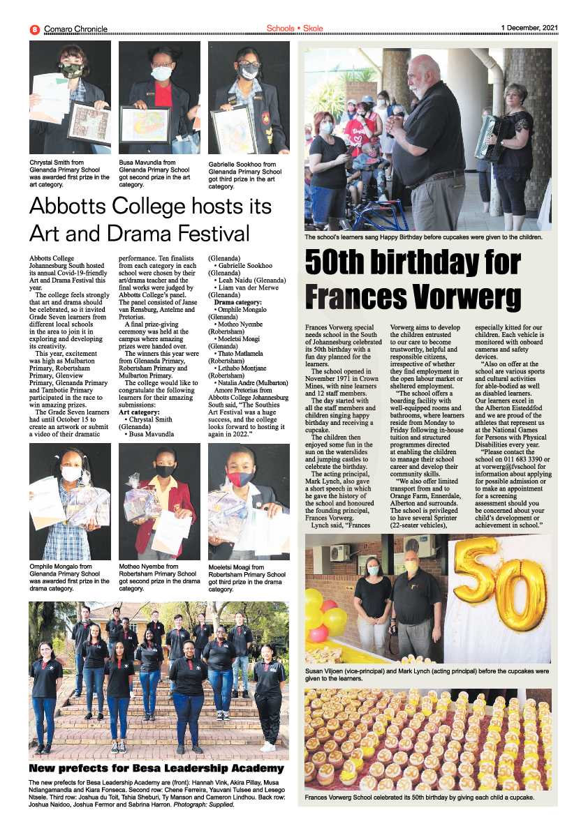Comaro Chronicle 1 December 2021 page 10