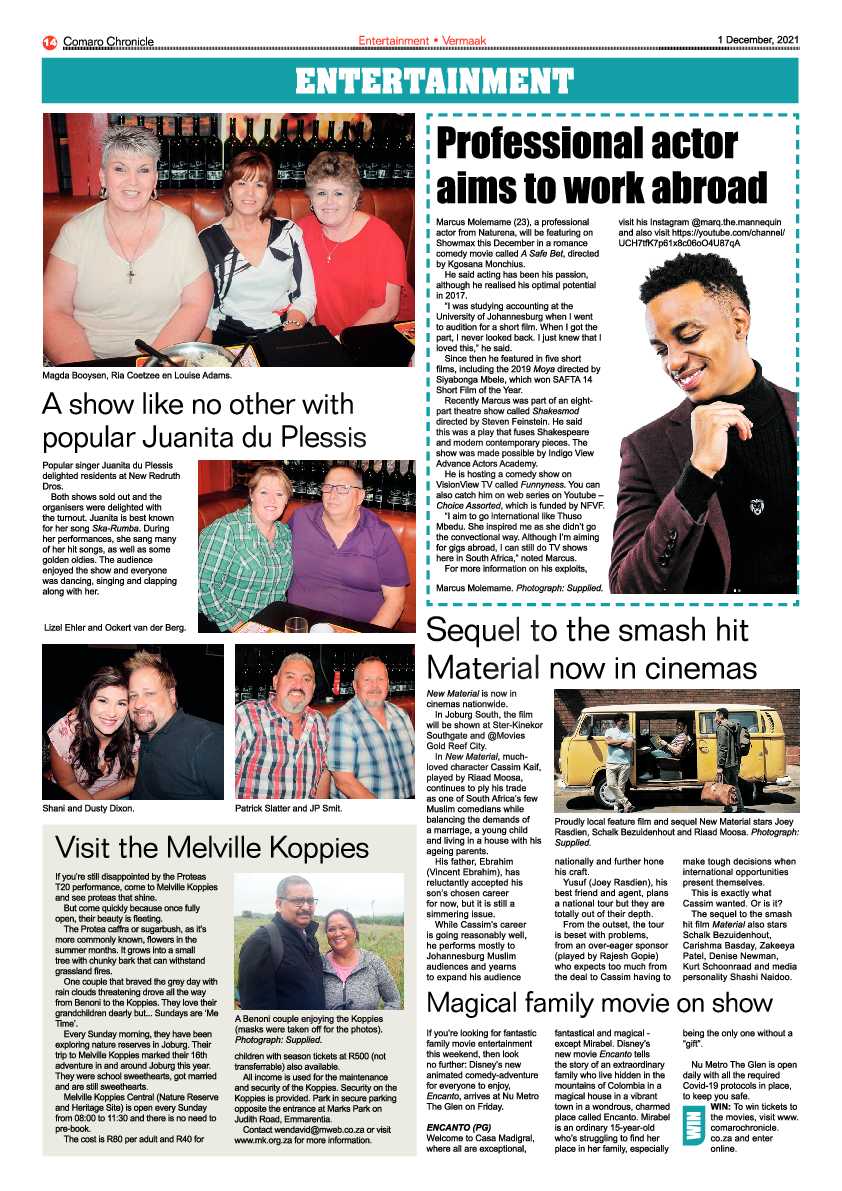 Comaro Chronicle 1 December 2021 page 16