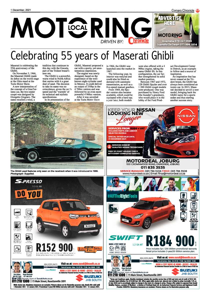 Comaro Chronicle 1 December 2021 page 19