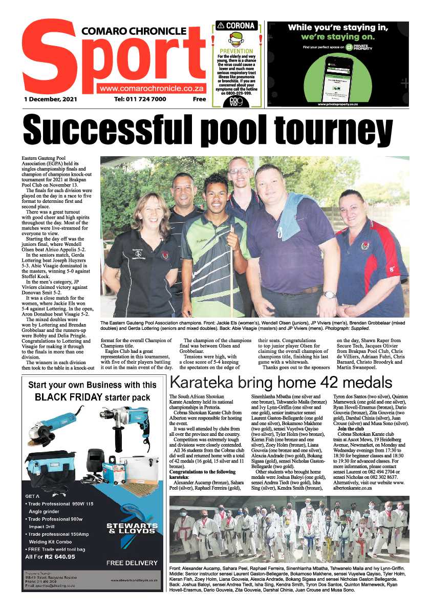 Comaro Chronicle 1 December 2021 page 22