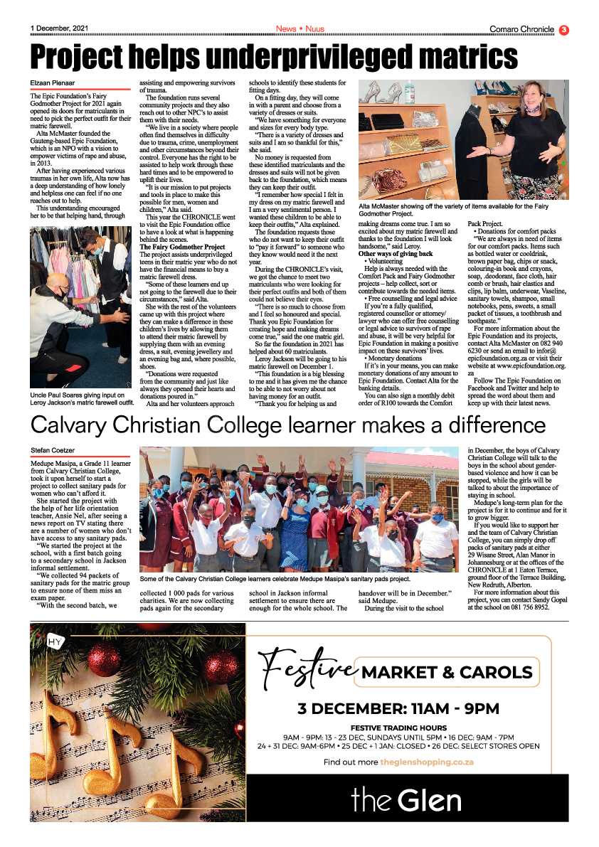 Comaro Chronicle 1 December 2021 page 5