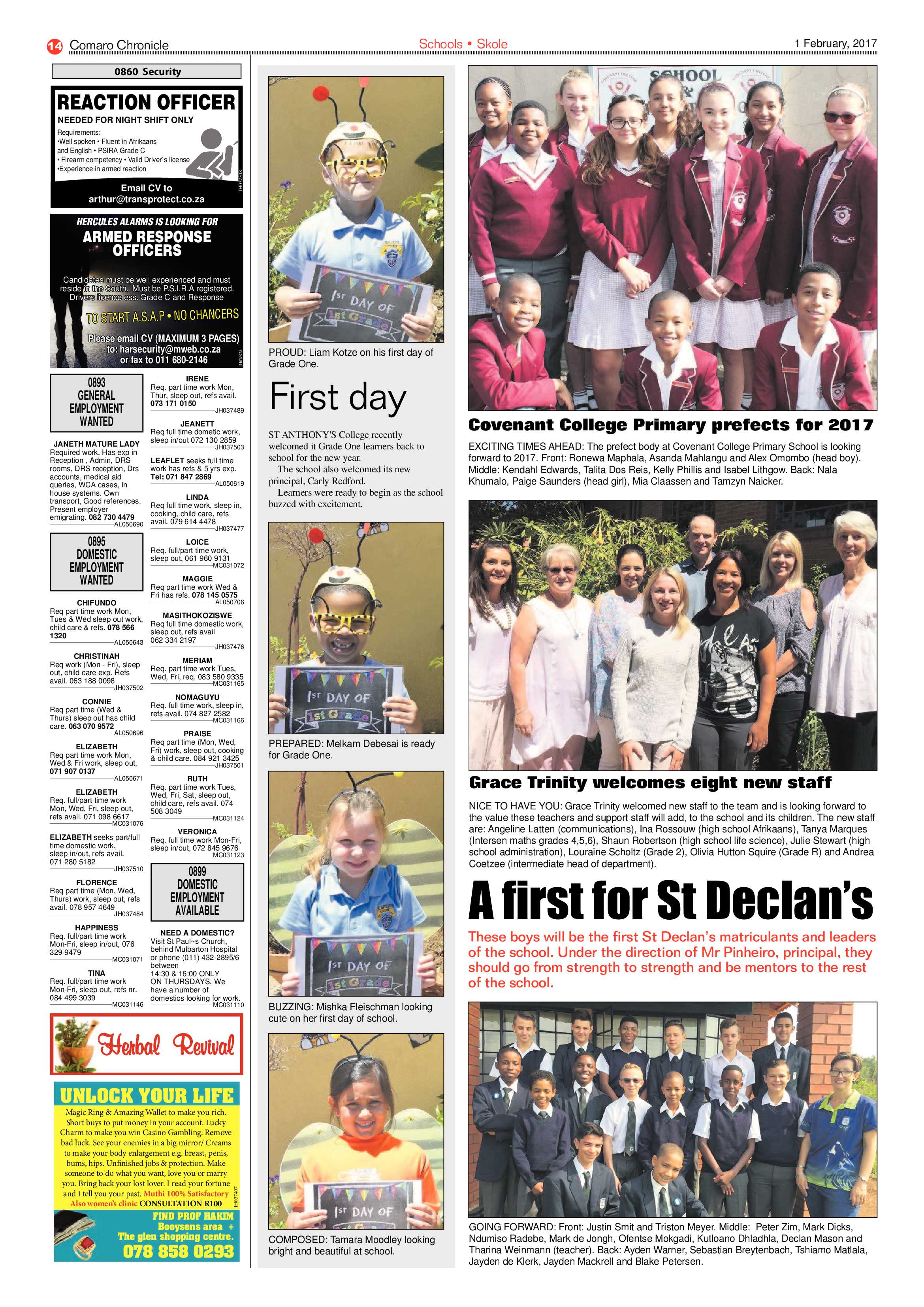Comaro Chronicle 1 February 2017 page 14