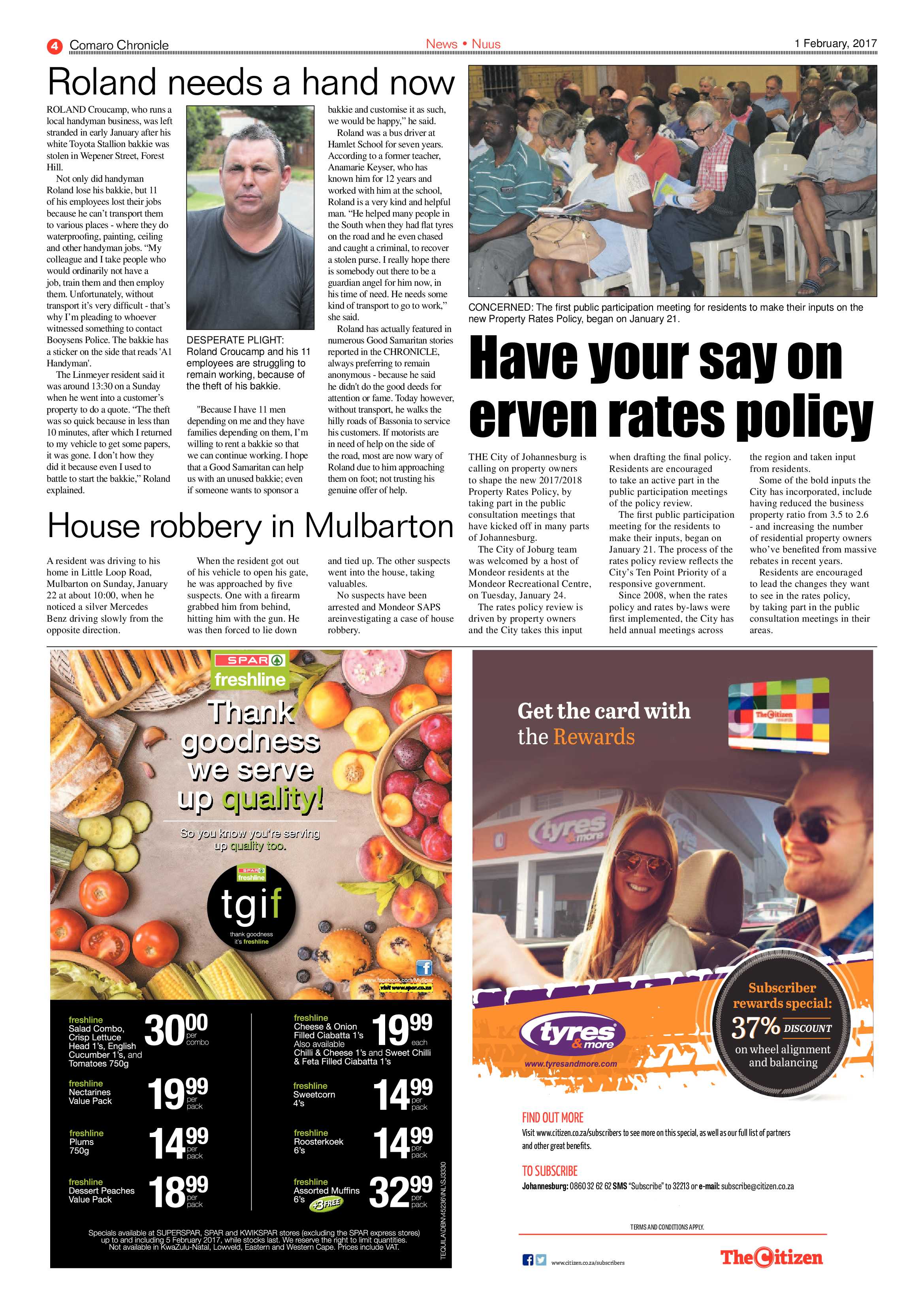 Comaro Chronicle 1 February 2017 page 4
