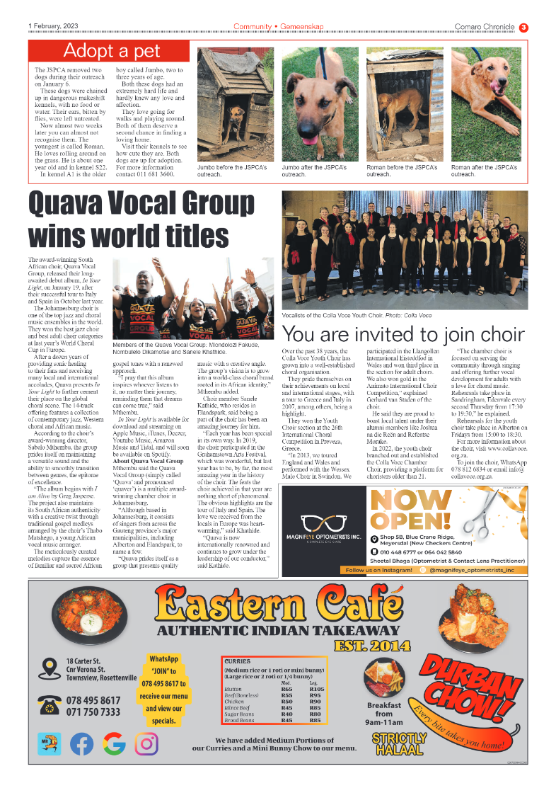 Comaro Chronicle 1 February 2023 page 3