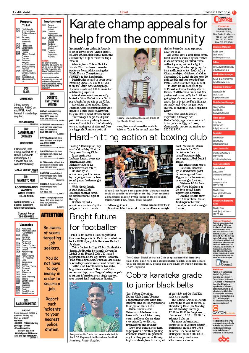 Comaro Chronicle 1 June 2022 page 13