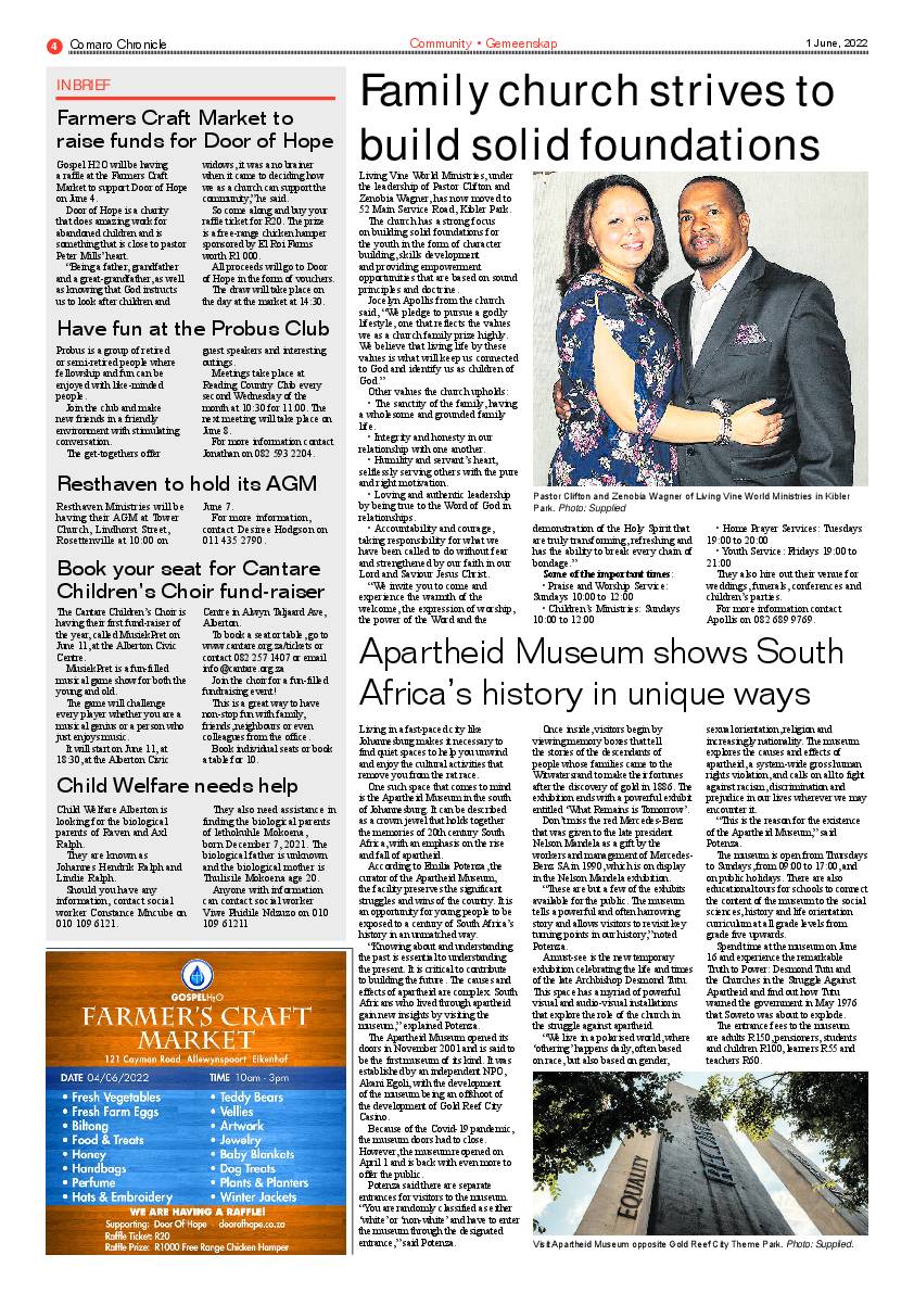 Comaro Chronicle 1 June 2022 page 6