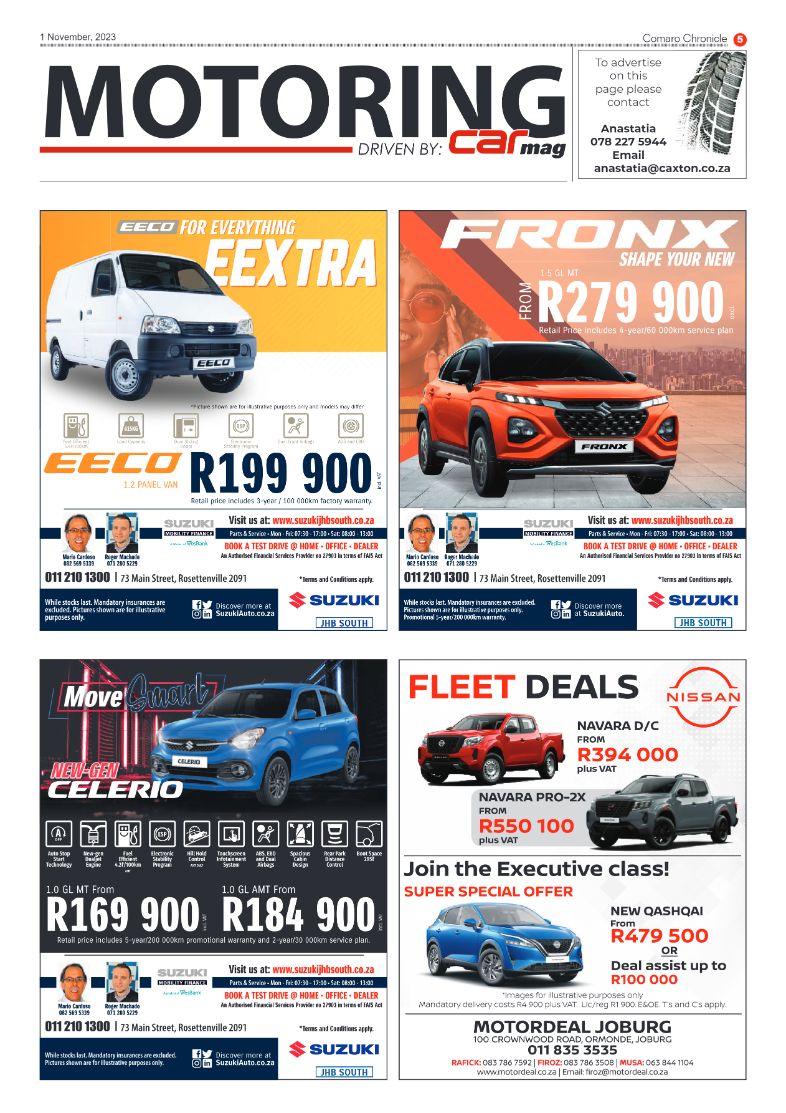Comaro Chronicle 1 November 2023 page 5