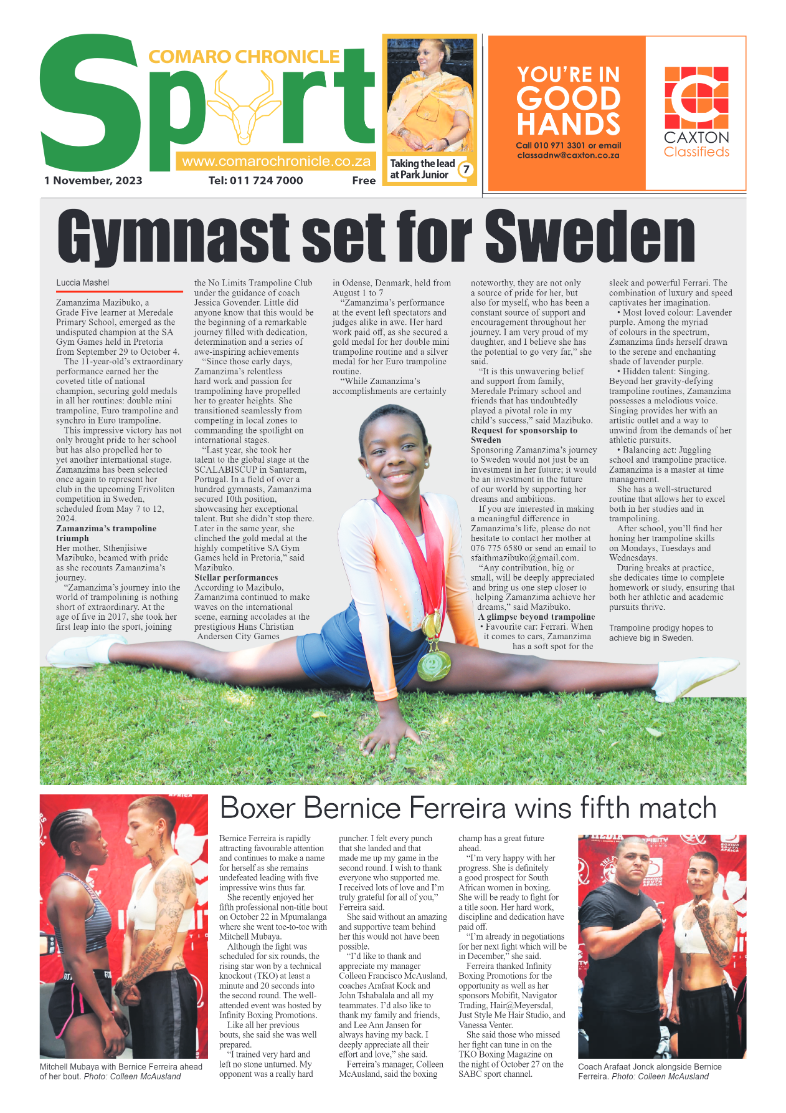 Comaro Chronicle 1 November 2023 page 8