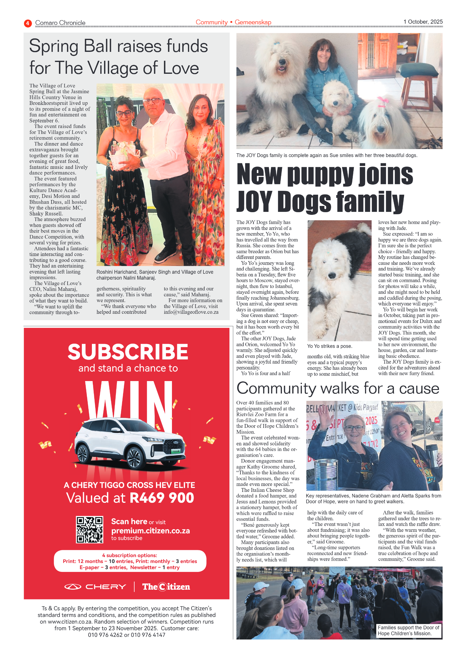 Comaro Chronicle 1 October 2025 page 4