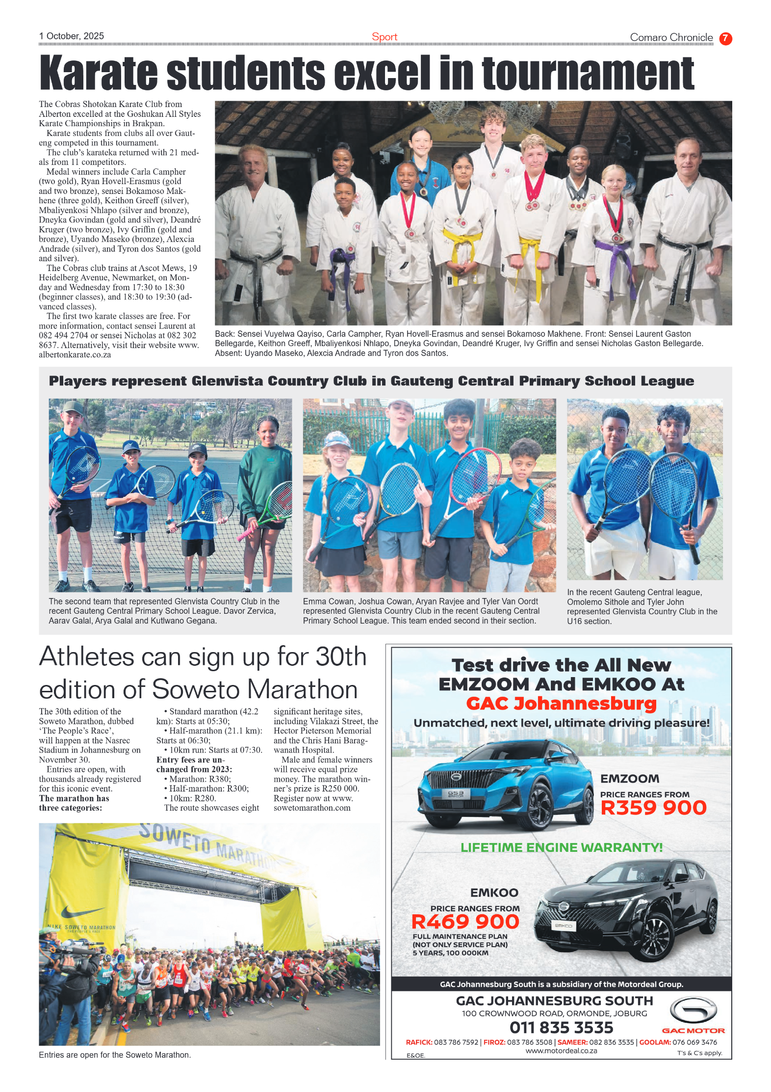 Comaro Chronicle 1 October 2025 page 7