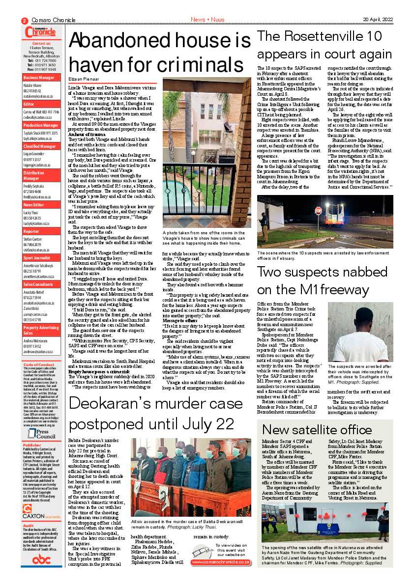 Comaro Chronicle 20 April 2022 page 4