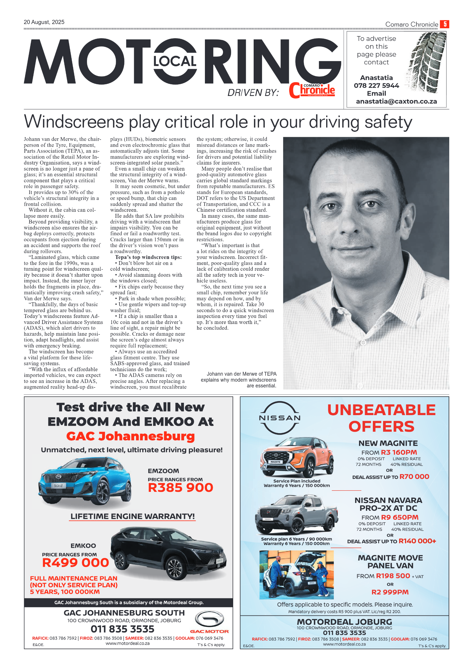 Comaro Chronicle 20 August 2025 page 5
