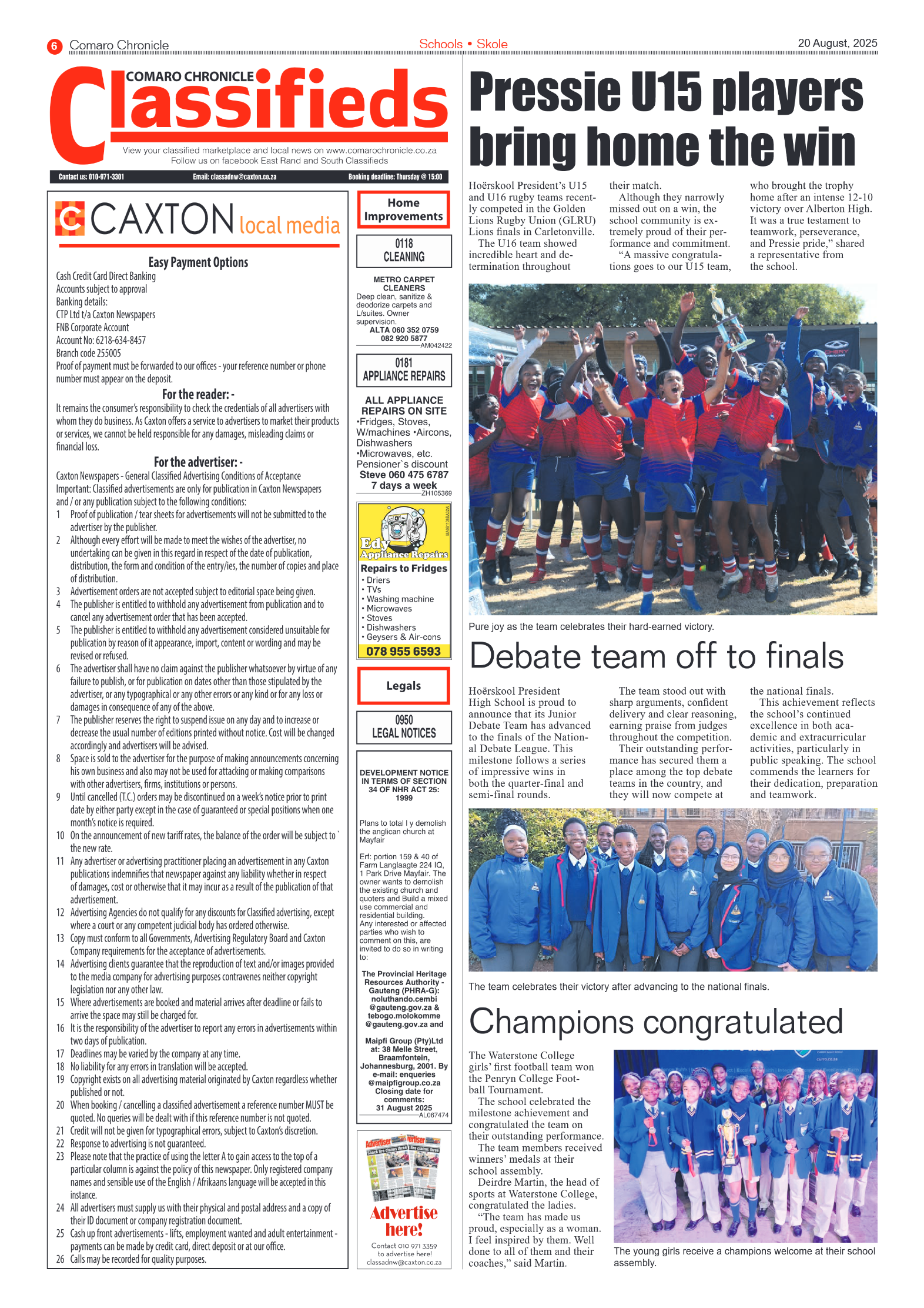 Comaro Chronicle 20 August 2025 page 6