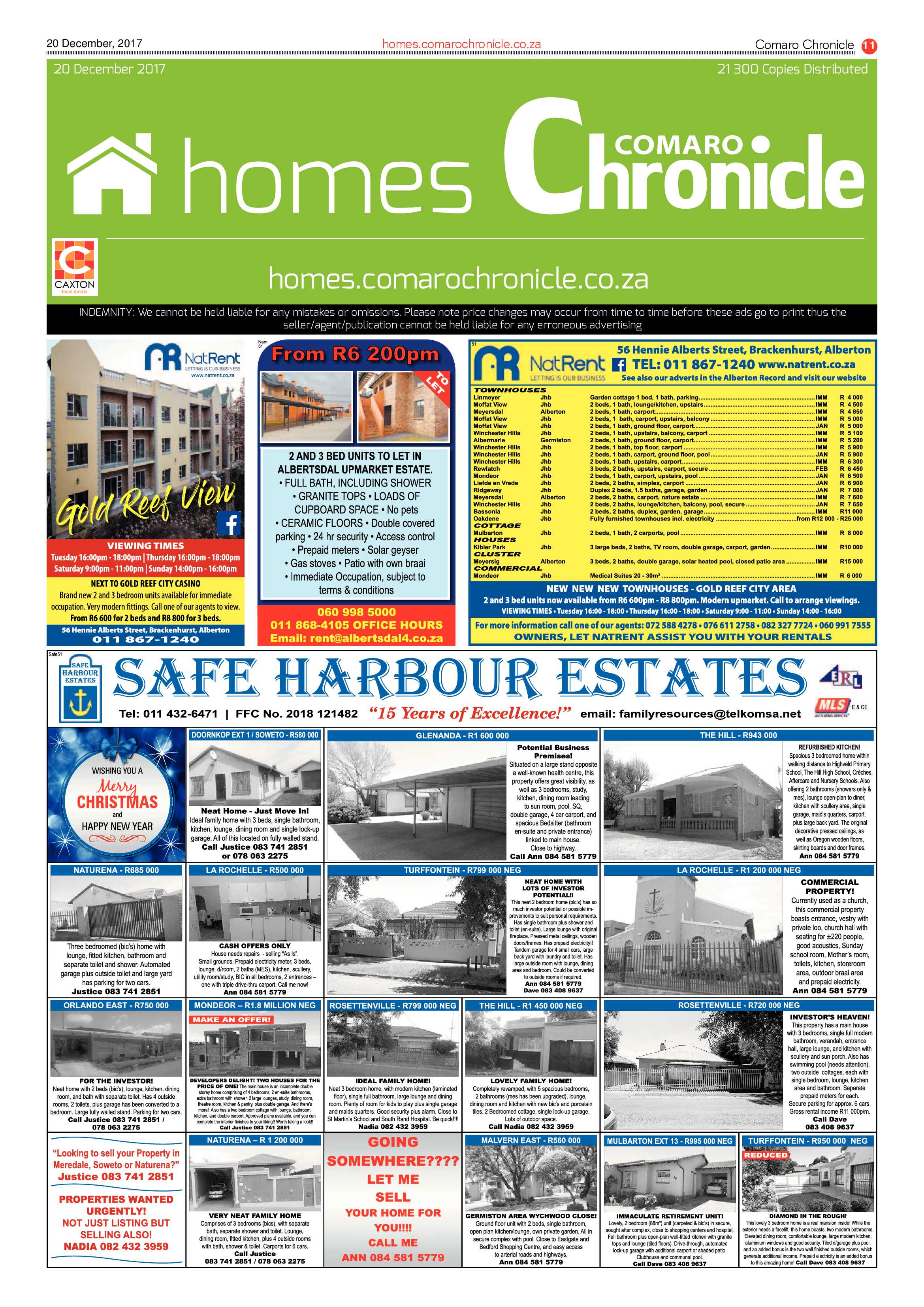 Comaro Chronicle 20 December 2017 page 11