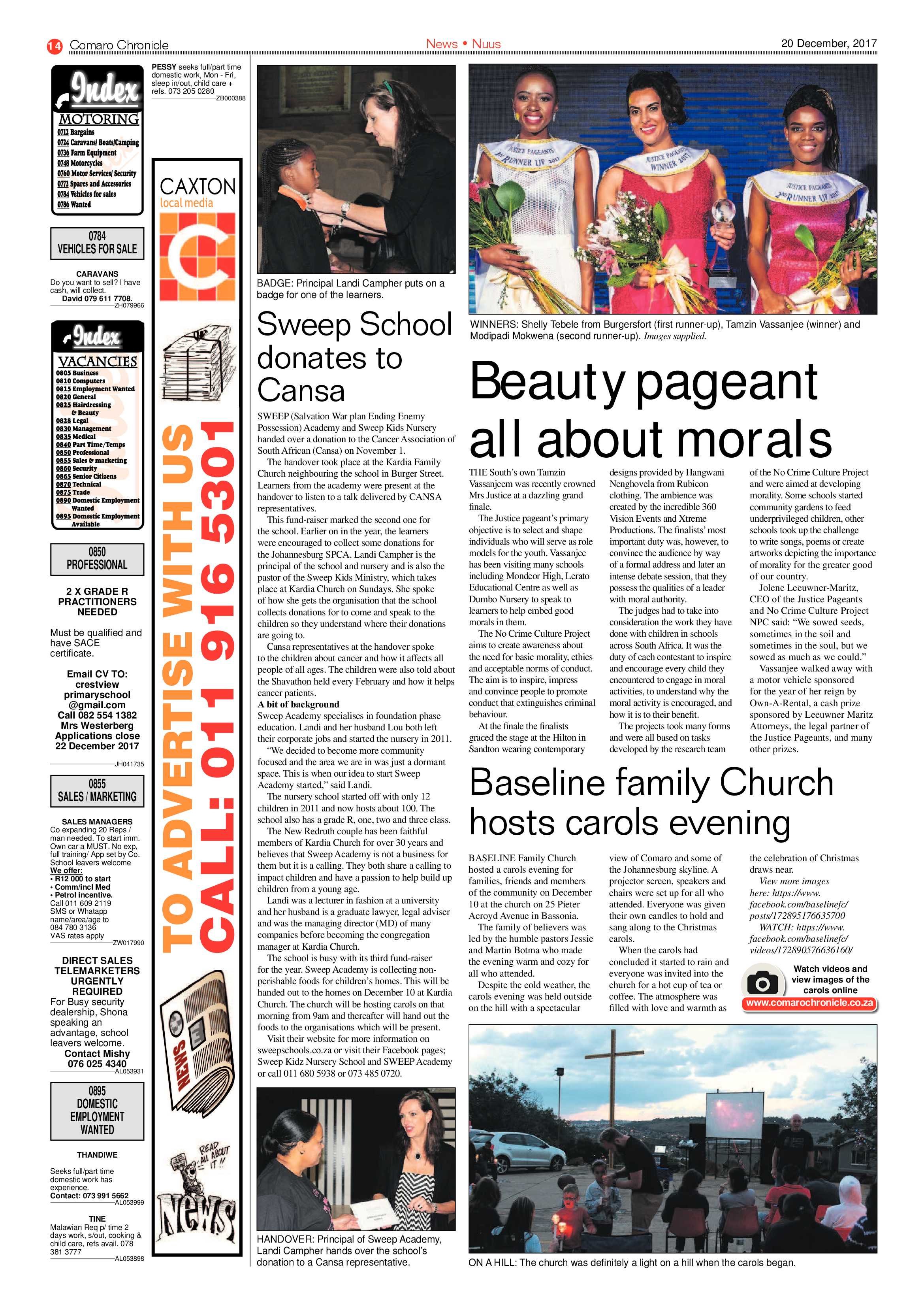 Comaro Chronicle 20 December 2017 page 14