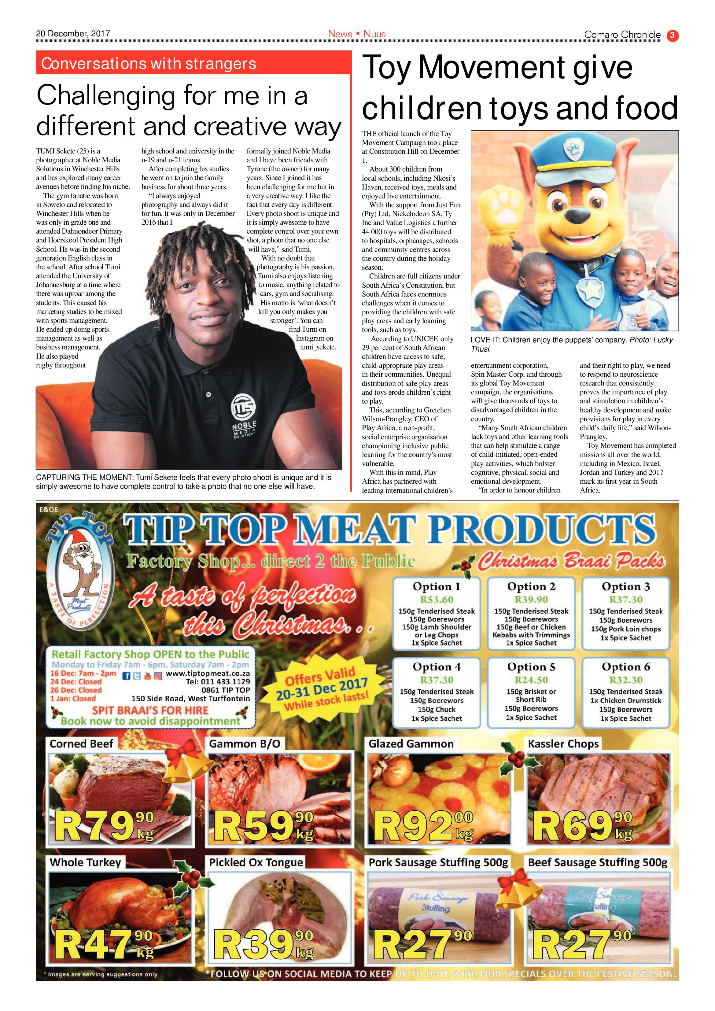 Comaro Chronicle 20 December 2017 page 3