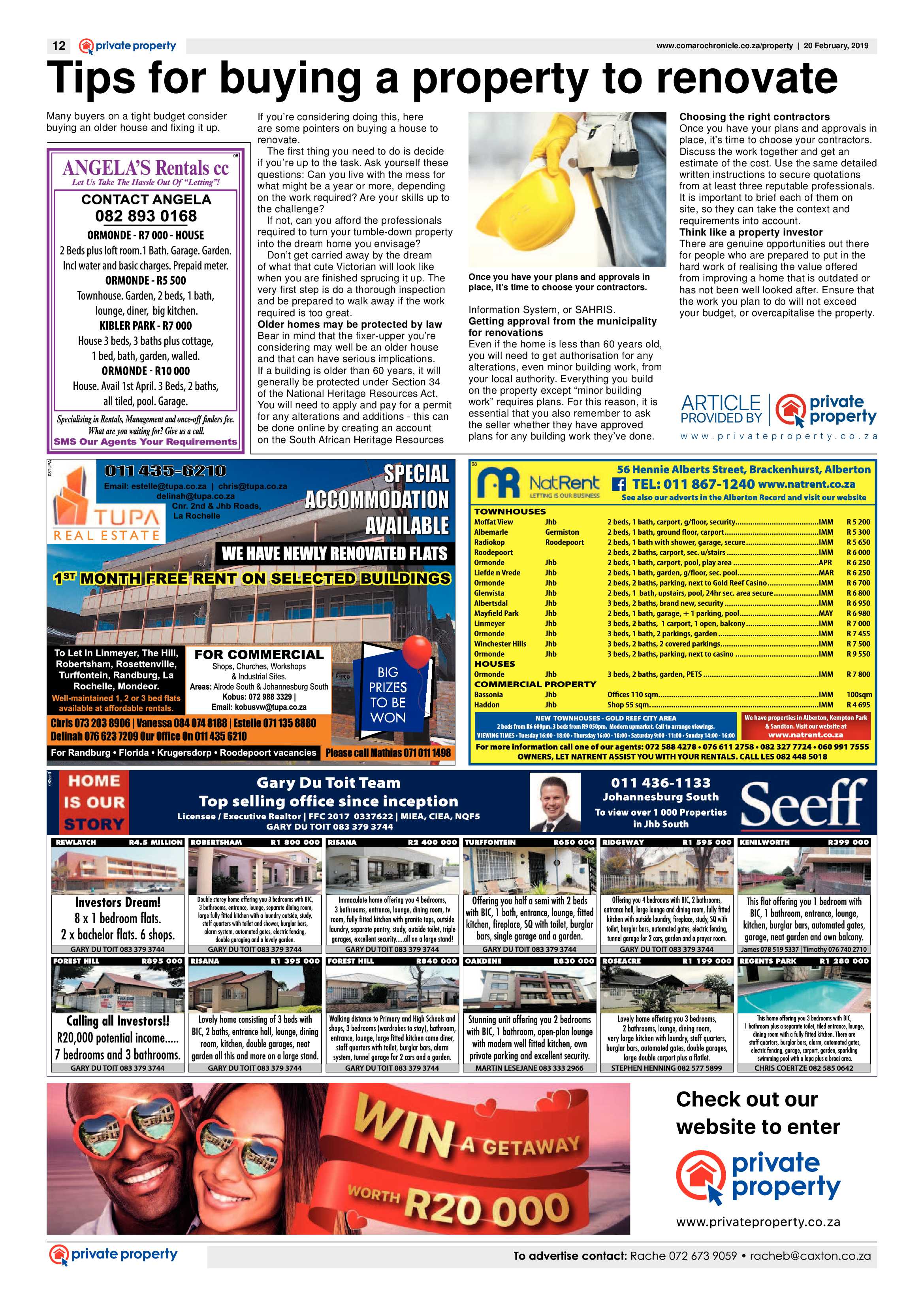Comaro Chronicle 20 February 2019 page 12