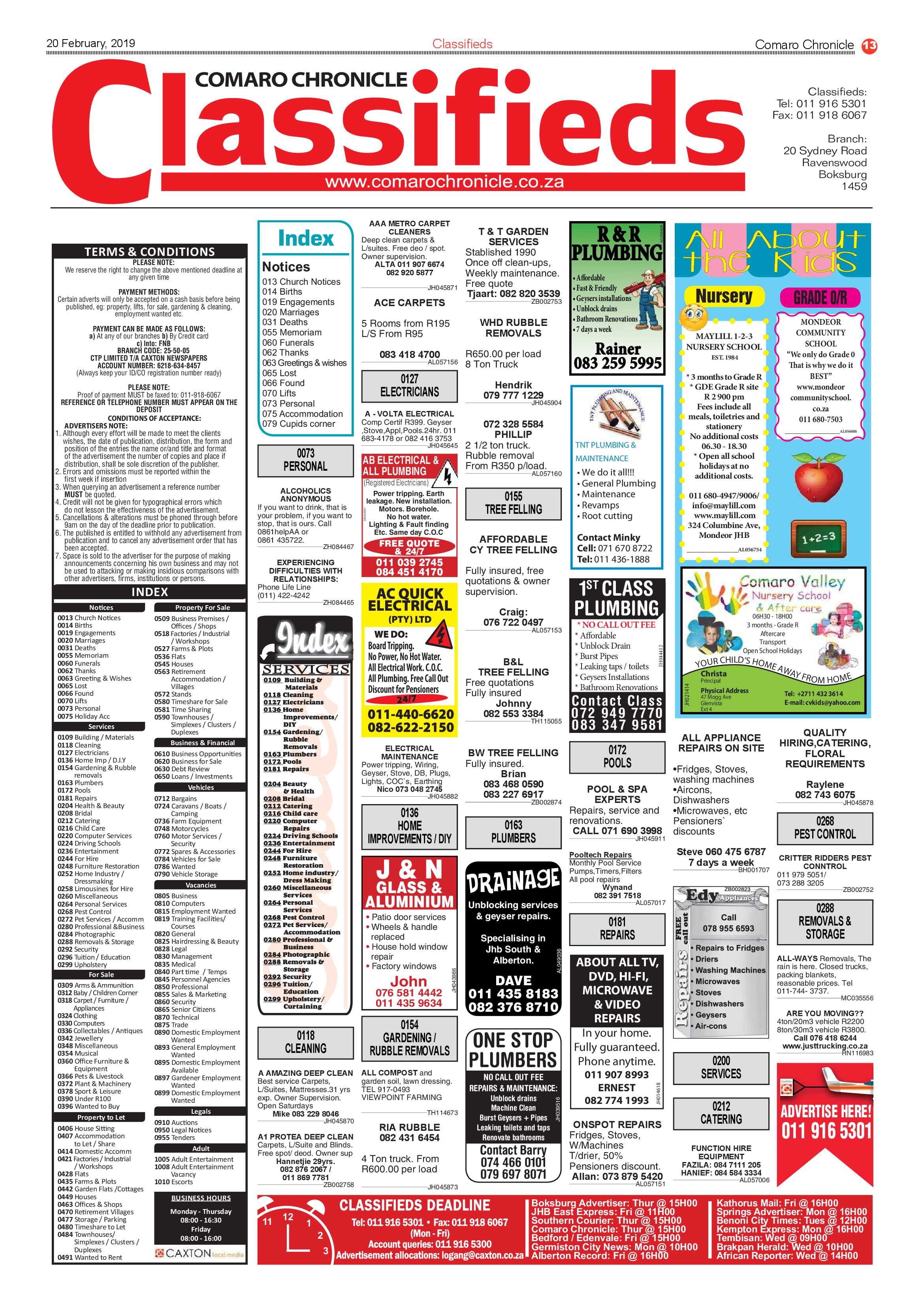 Comaro Chronicle 20 February 2019 page 13