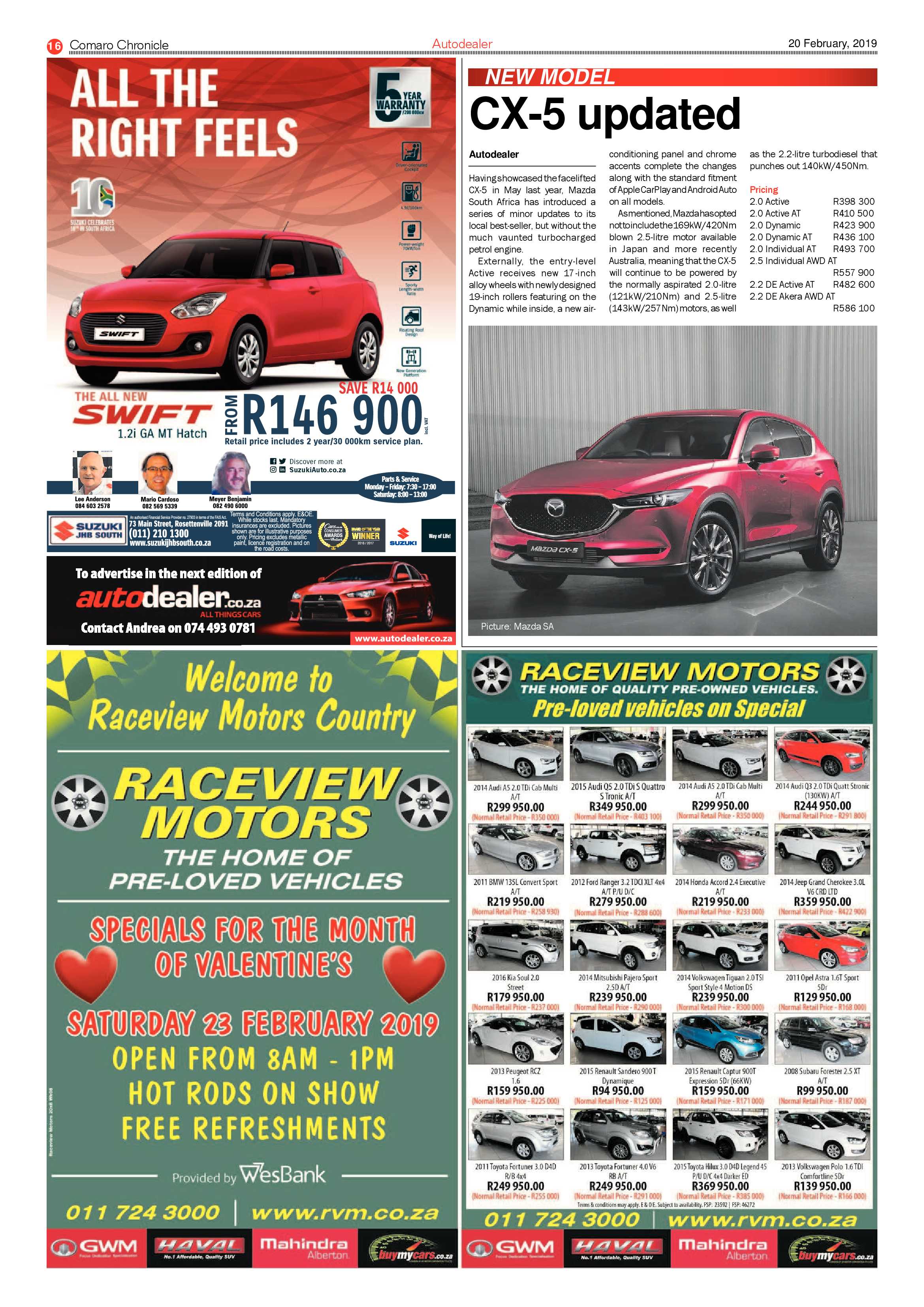 Comaro Chronicle 20 February 2019 page 16