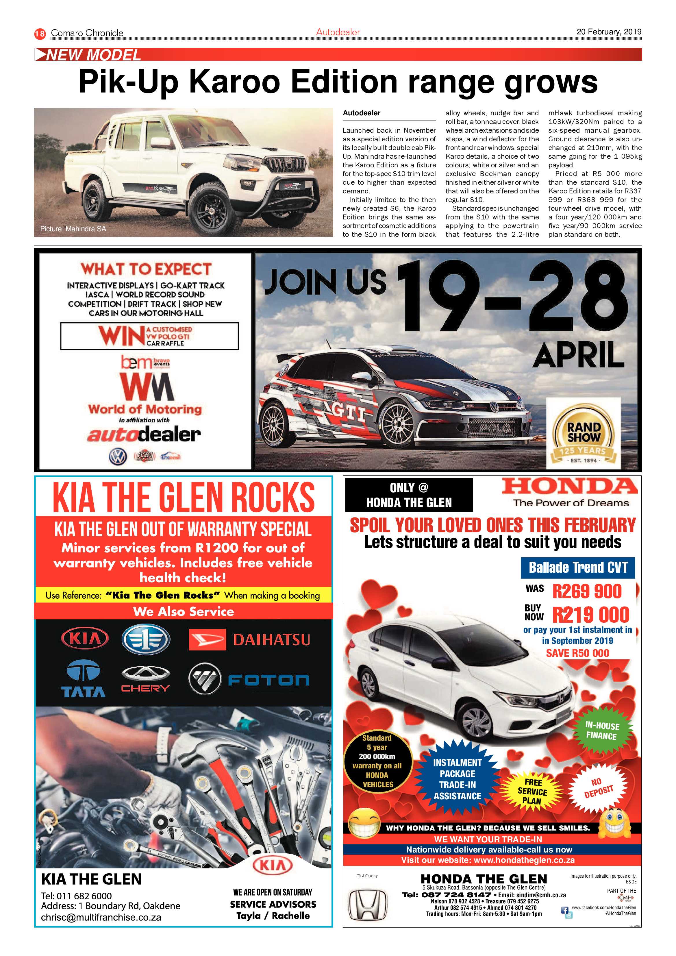 Comaro Chronicle 20 February 2019 page 18