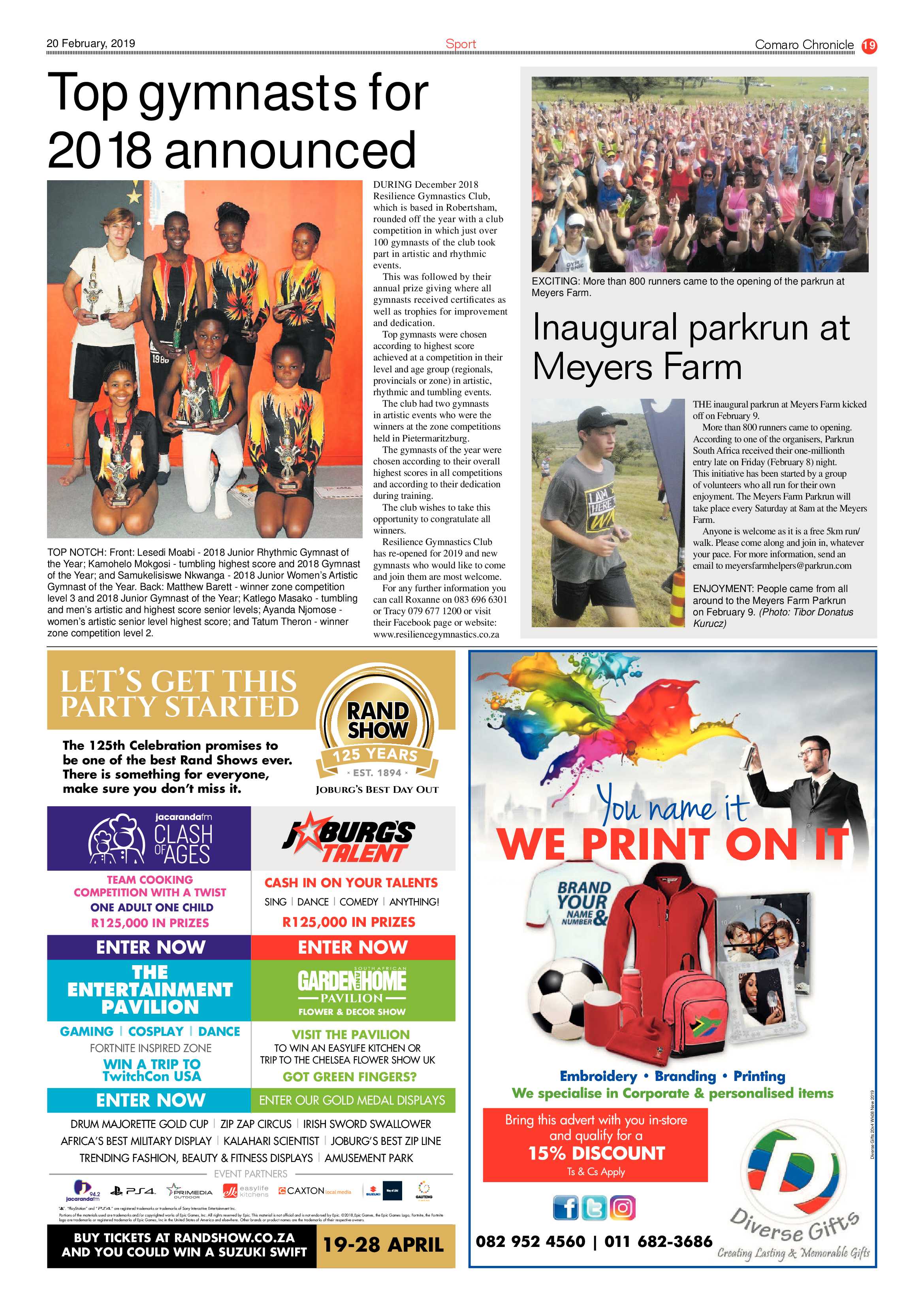 Comaro Chronicle 20 February 2019 page 19