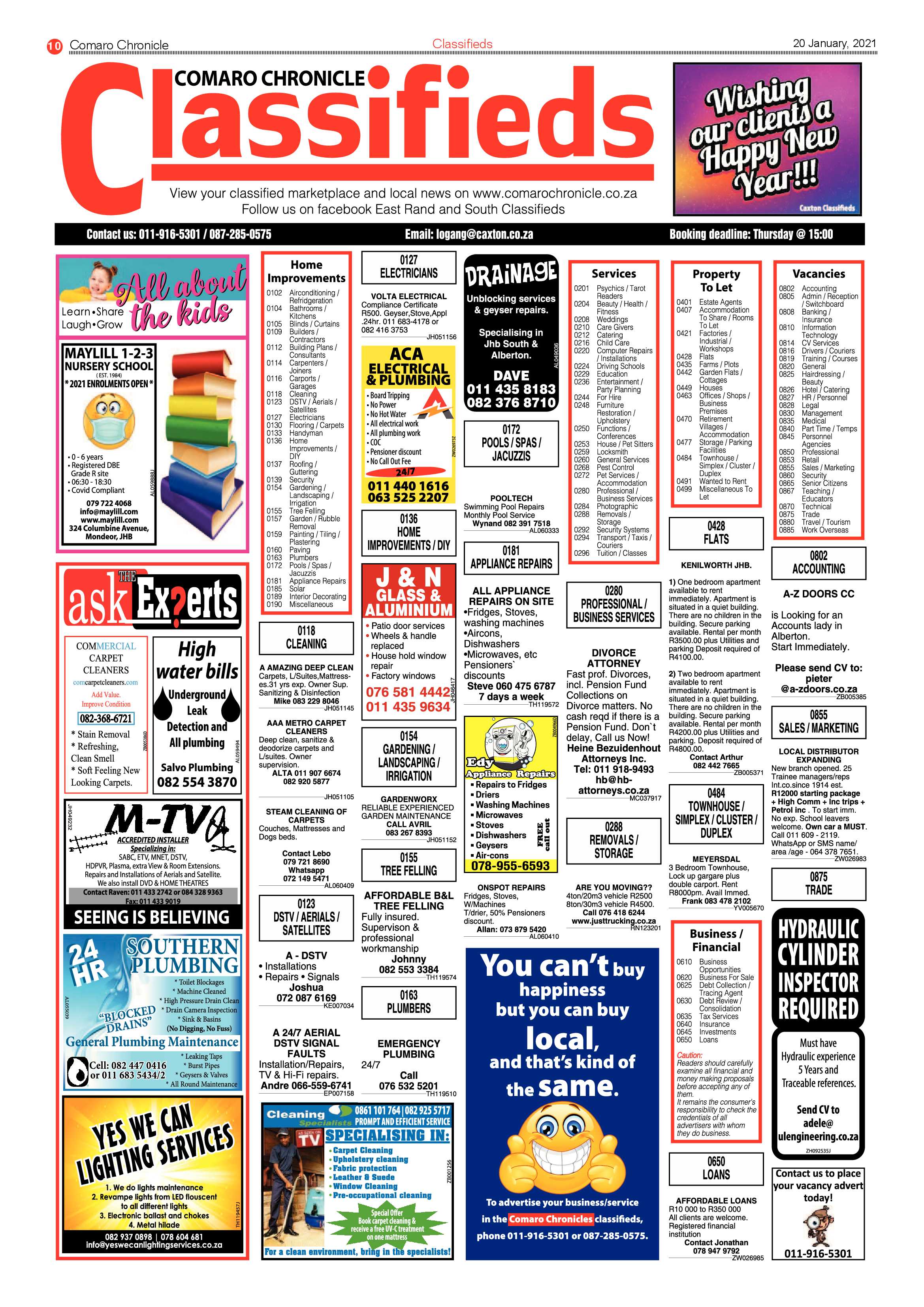 Comaro Chronicle 20 January 2021 page 10
