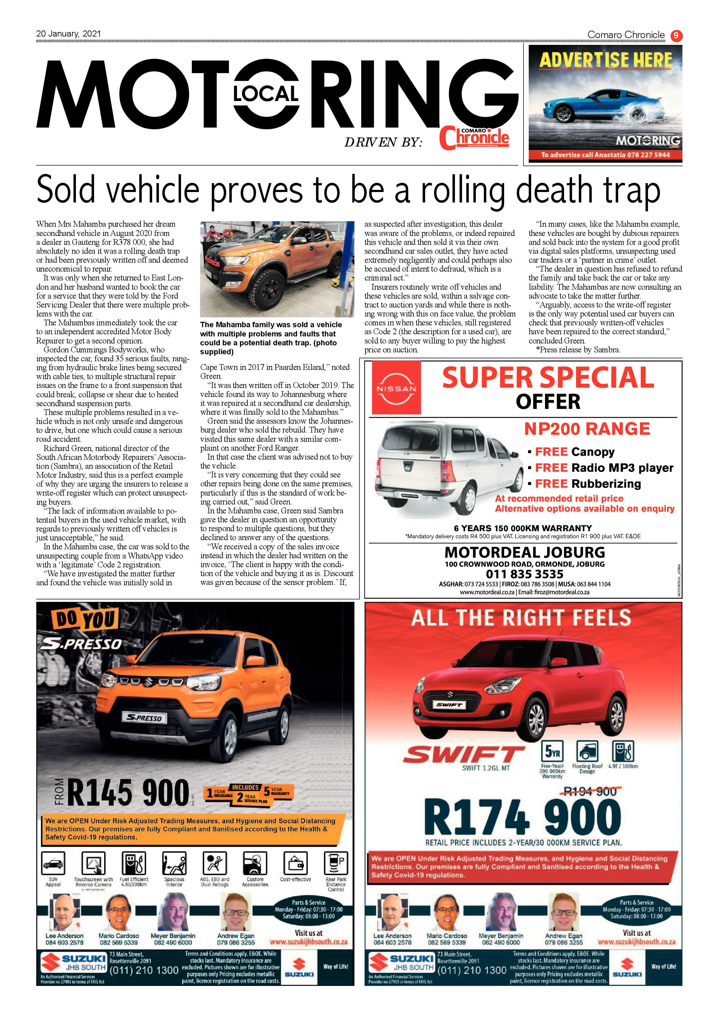 Comaro Chronicle 20 January 2021 page 9