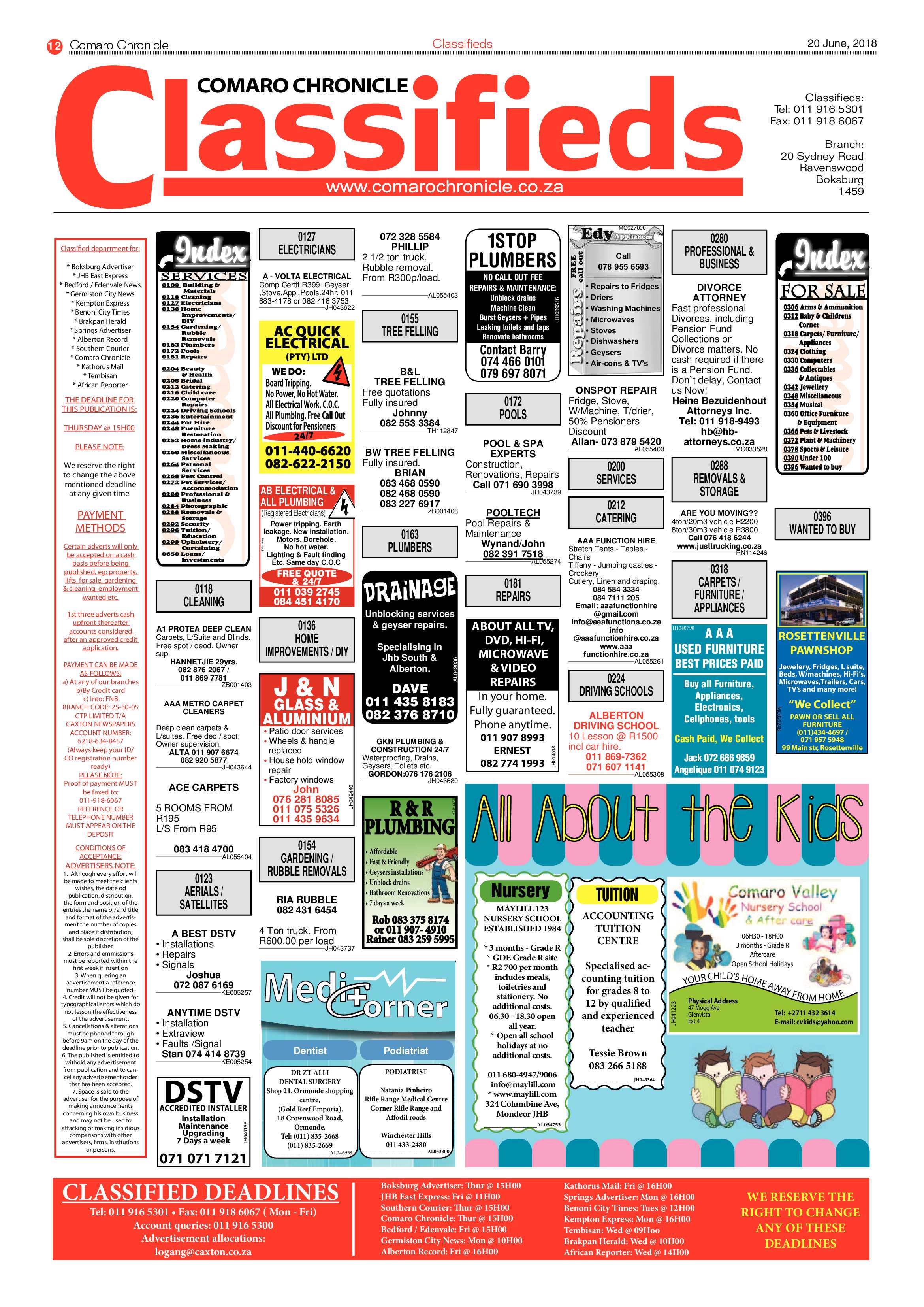 Comaro Chronicle 20 June 2018 page 12