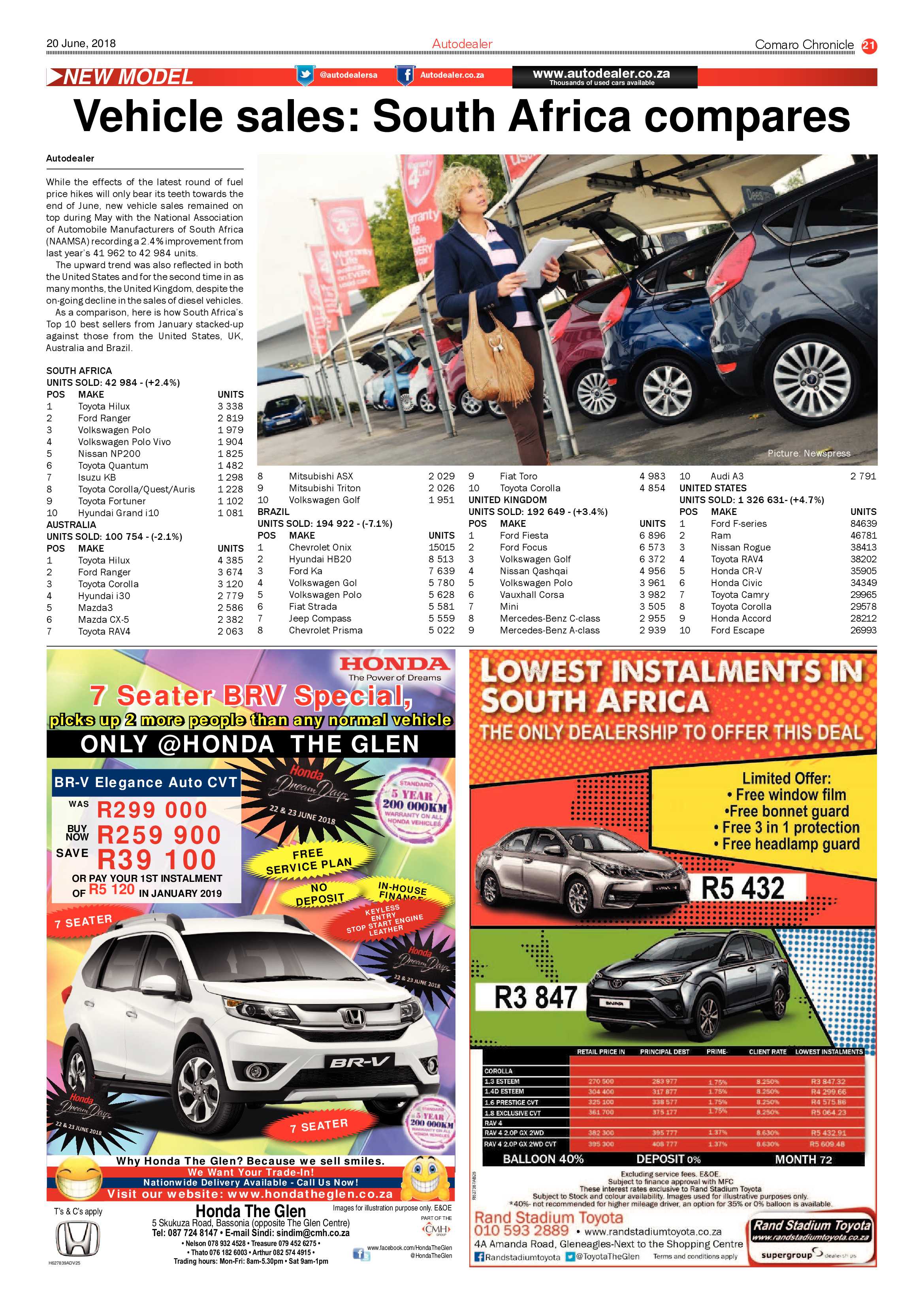 Comaro Chronicle 20 June 2018 page 21