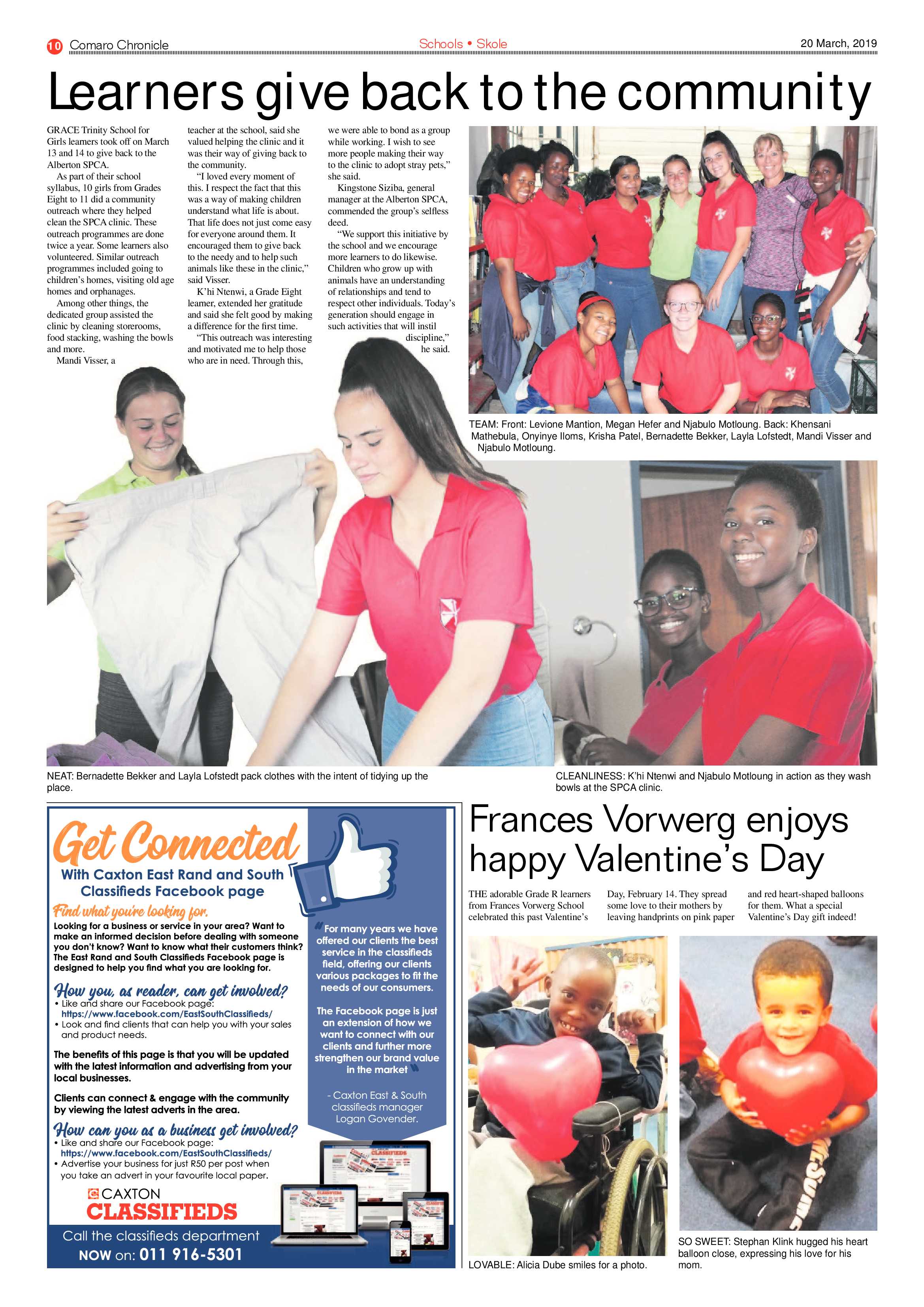 Comaro Chronicle 20 March 2019 page 10