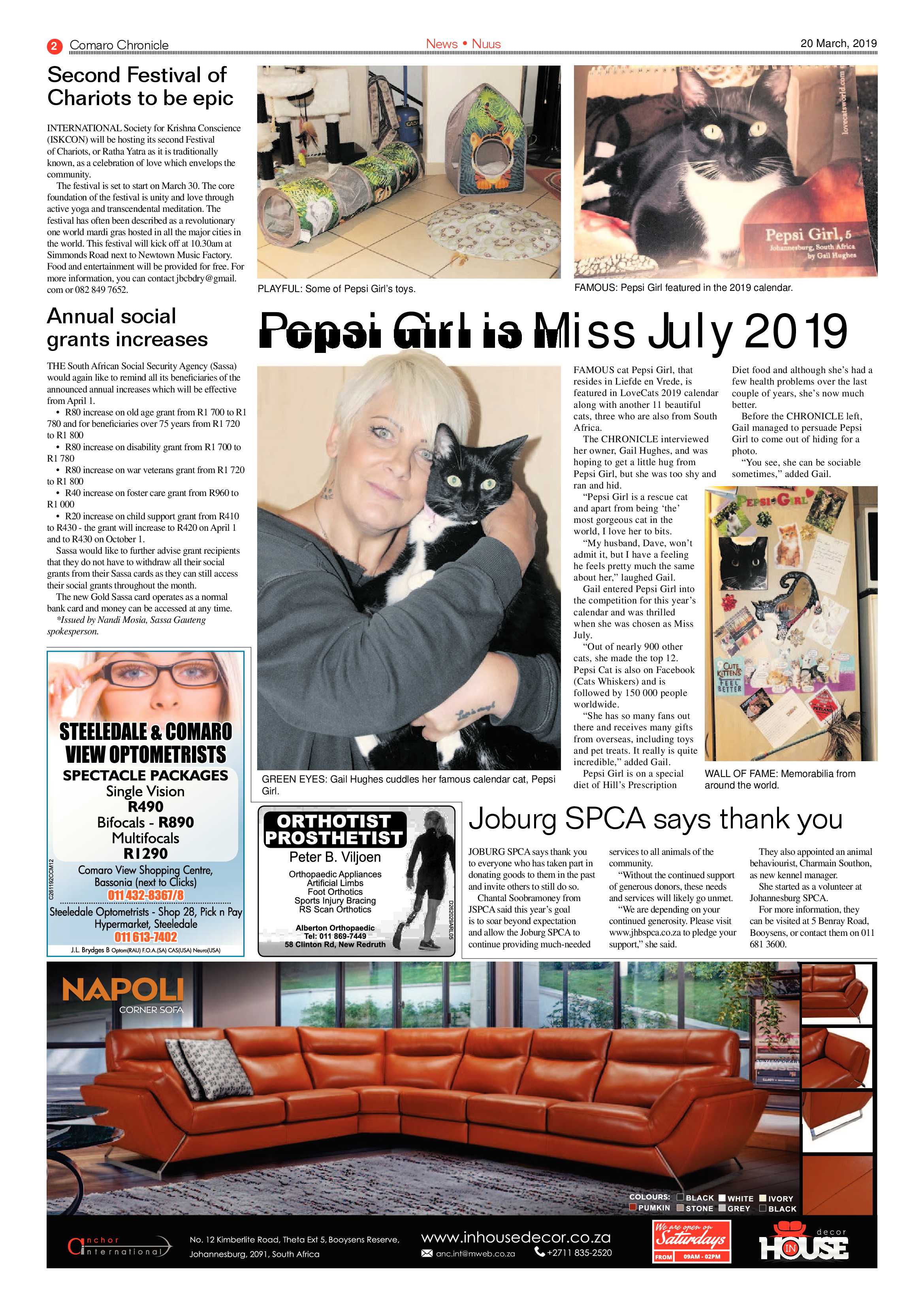 Comaro Chronicle 20 March 2019 page 2