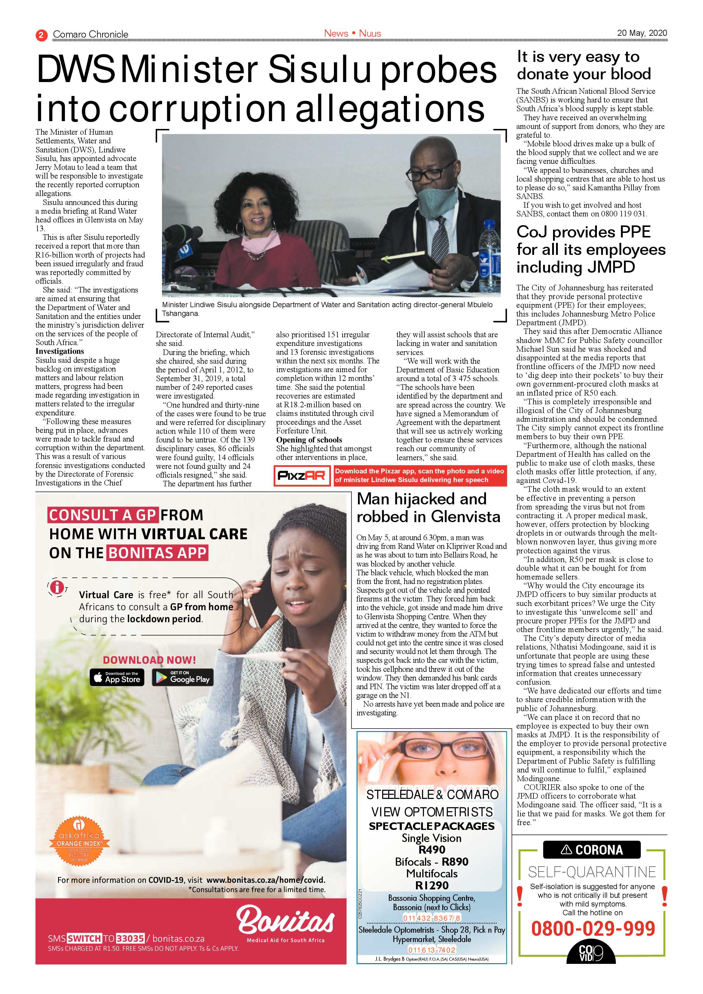 Comaro Chronicle 20 May 2020 page 2
