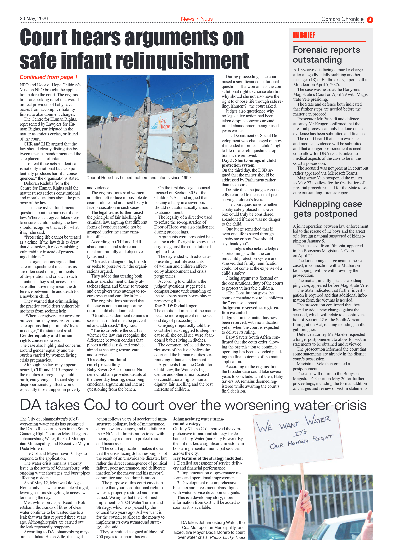 Comaro Chronicle 20 May 2026 page 3