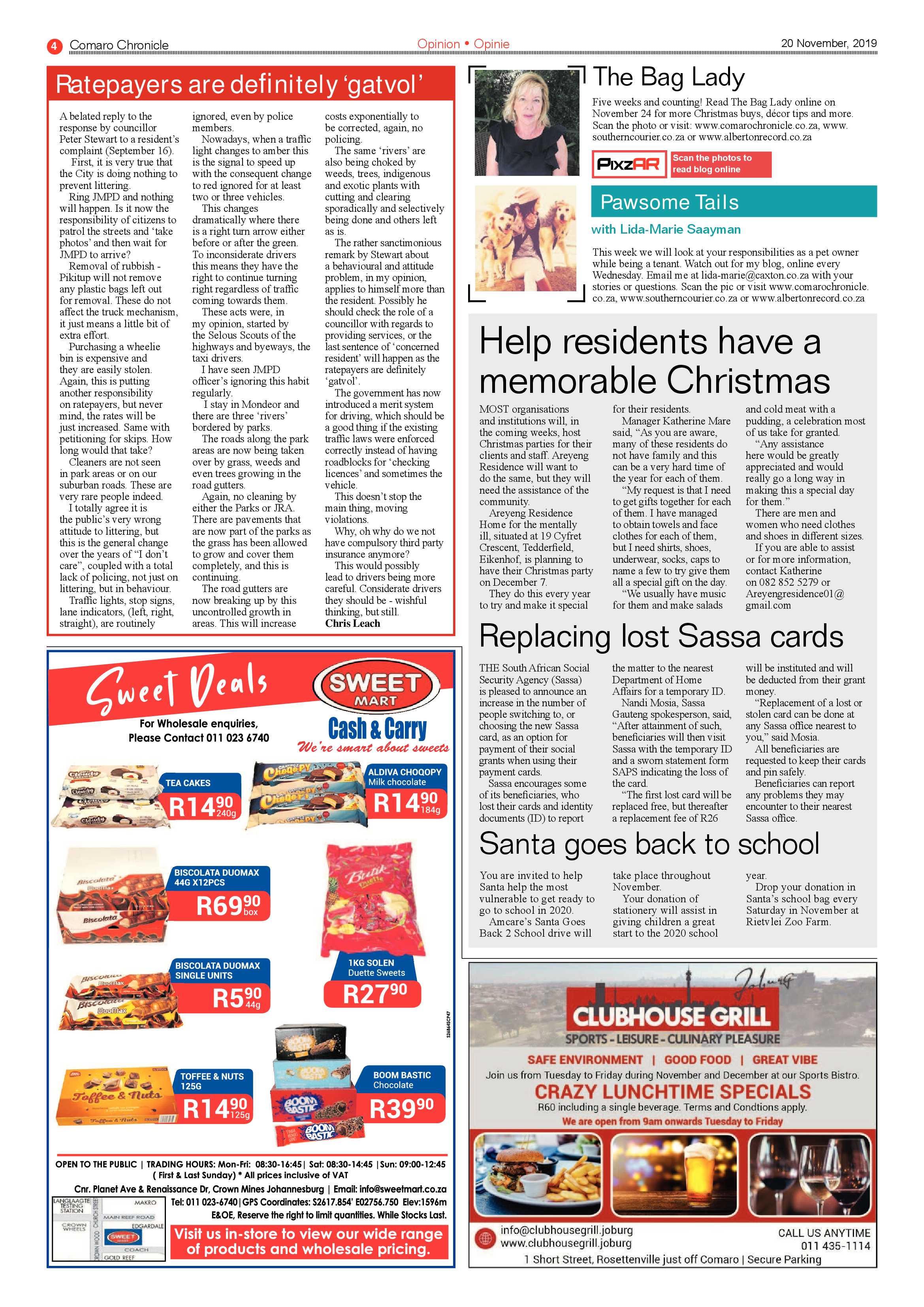 Comaro Chronicle 20 November 2019 page 4