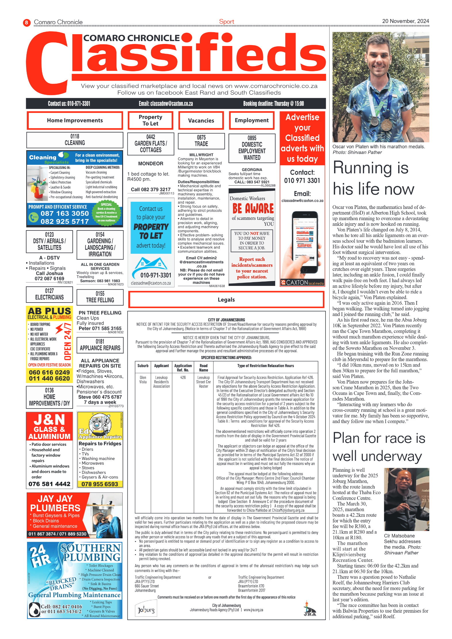 Comaro Chronicle 20 Novemberr 2024 page 10