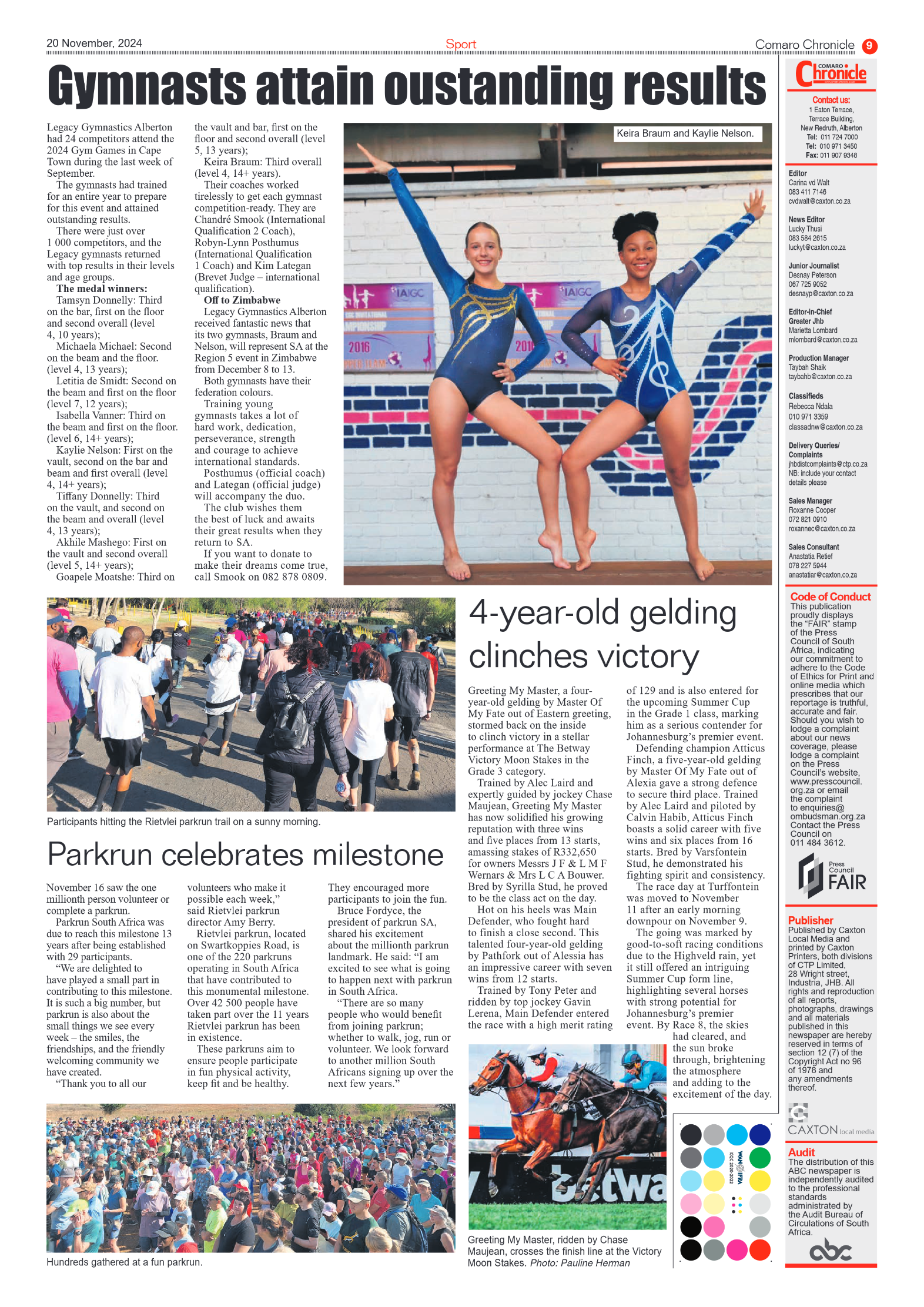 Comaro Chronicle 20 Novemberr 2024 page 11