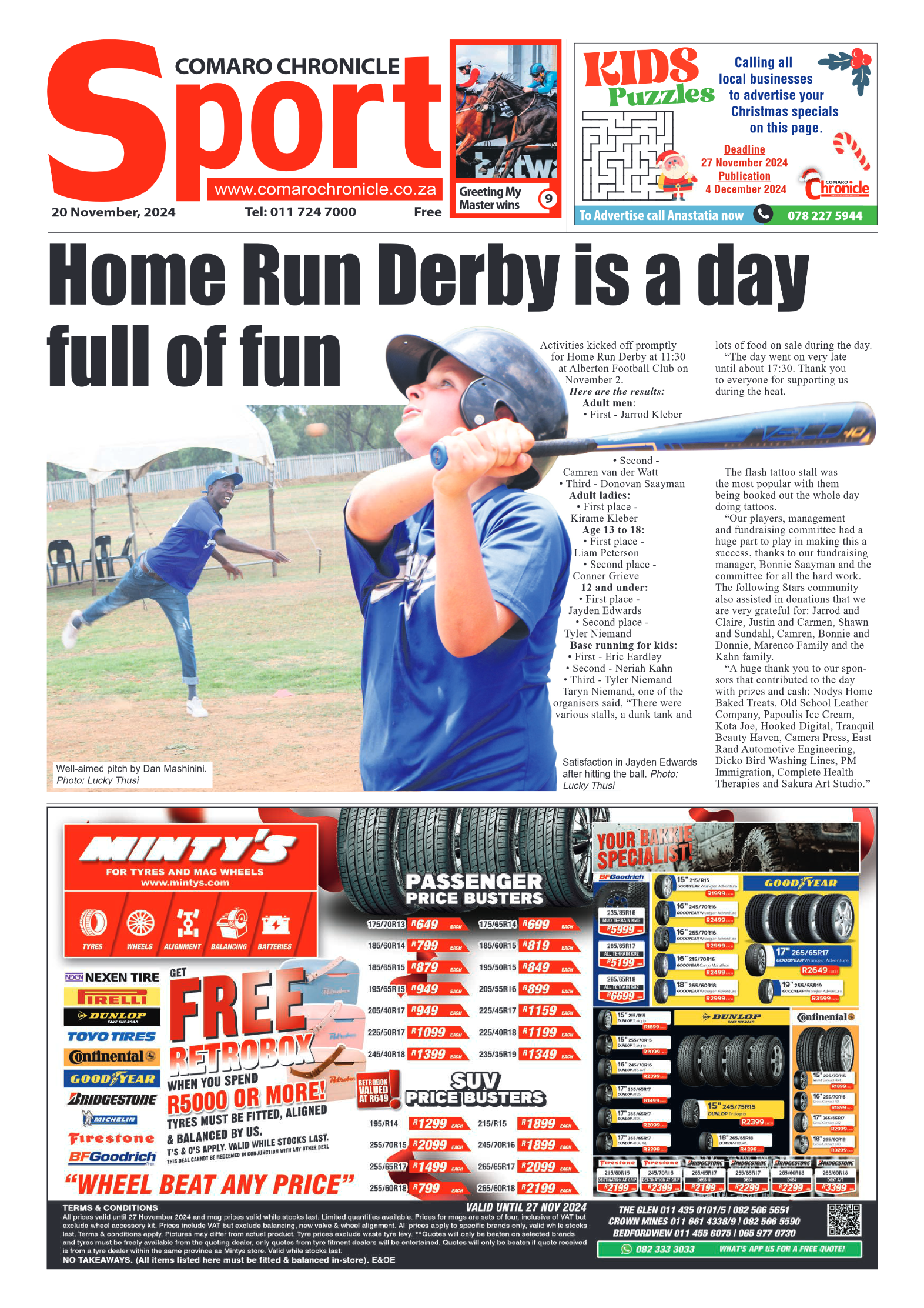 Comaro Chronicle 20 Novemberr 2024 page 12