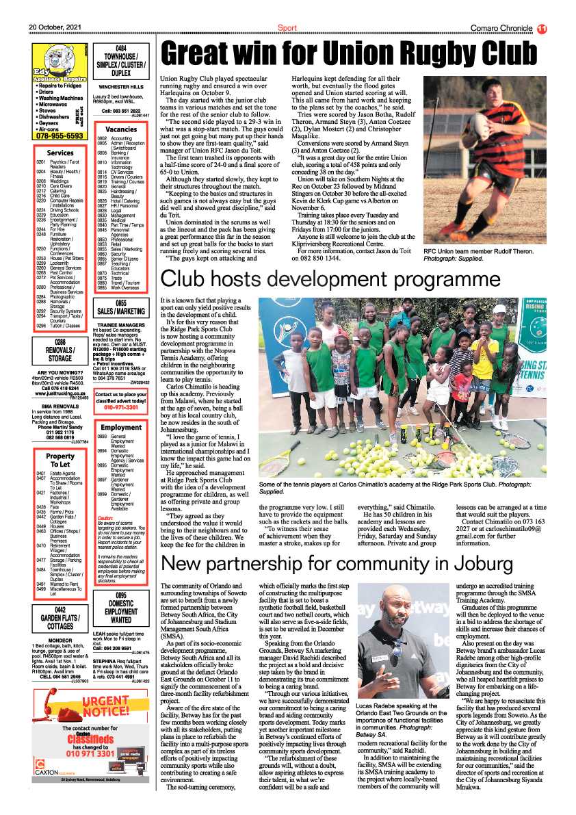 Comaro Chronicle 20 October 2021 page 11