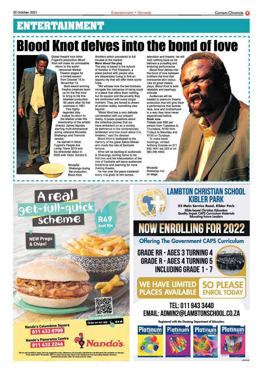 Comaro Chronicle 20 October 2021 page 5