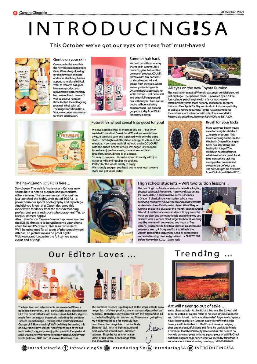 Comaro Chronicle 20 October 2021 page 6