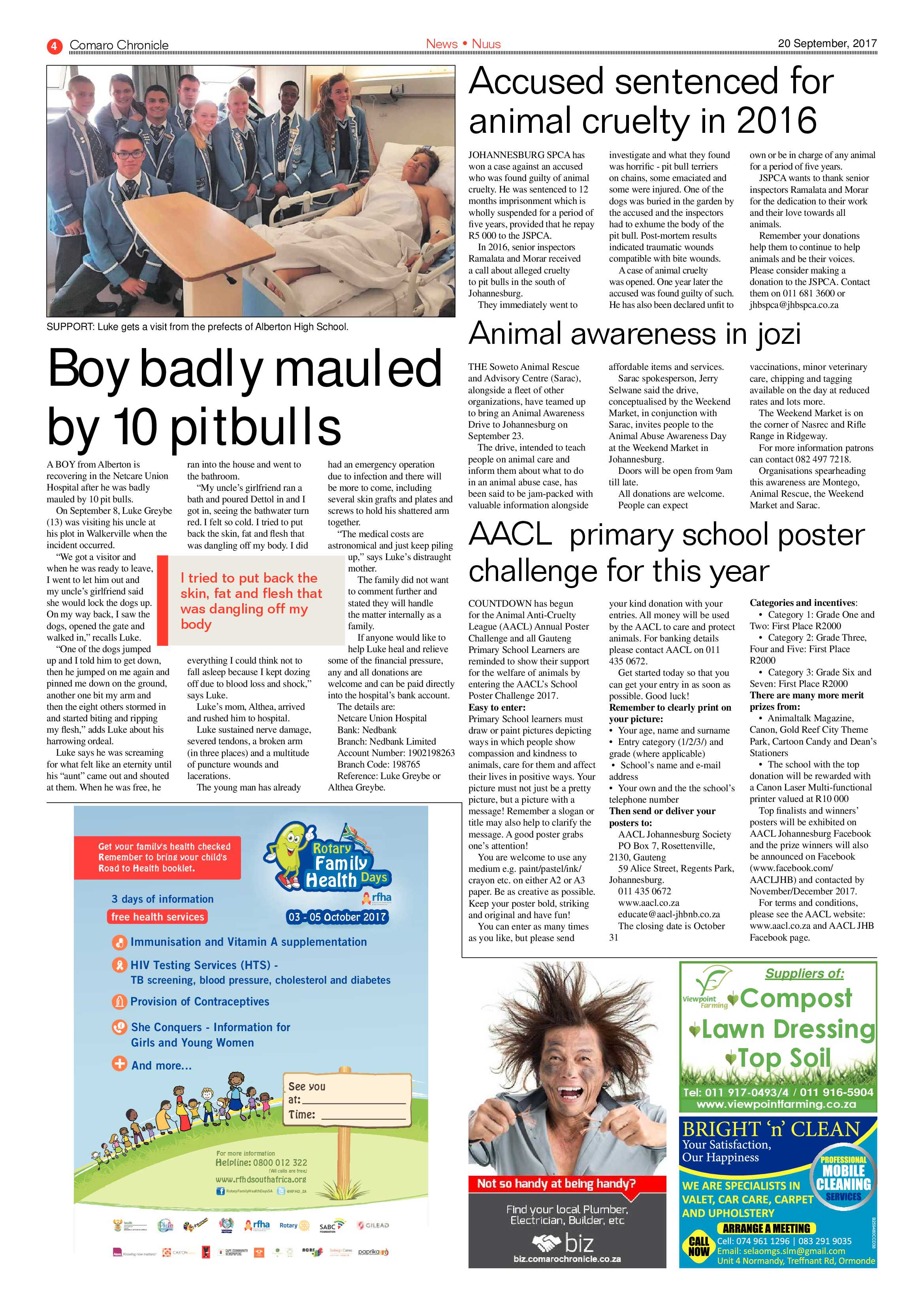 Comaro Chronicle 20 September 2017 page 4