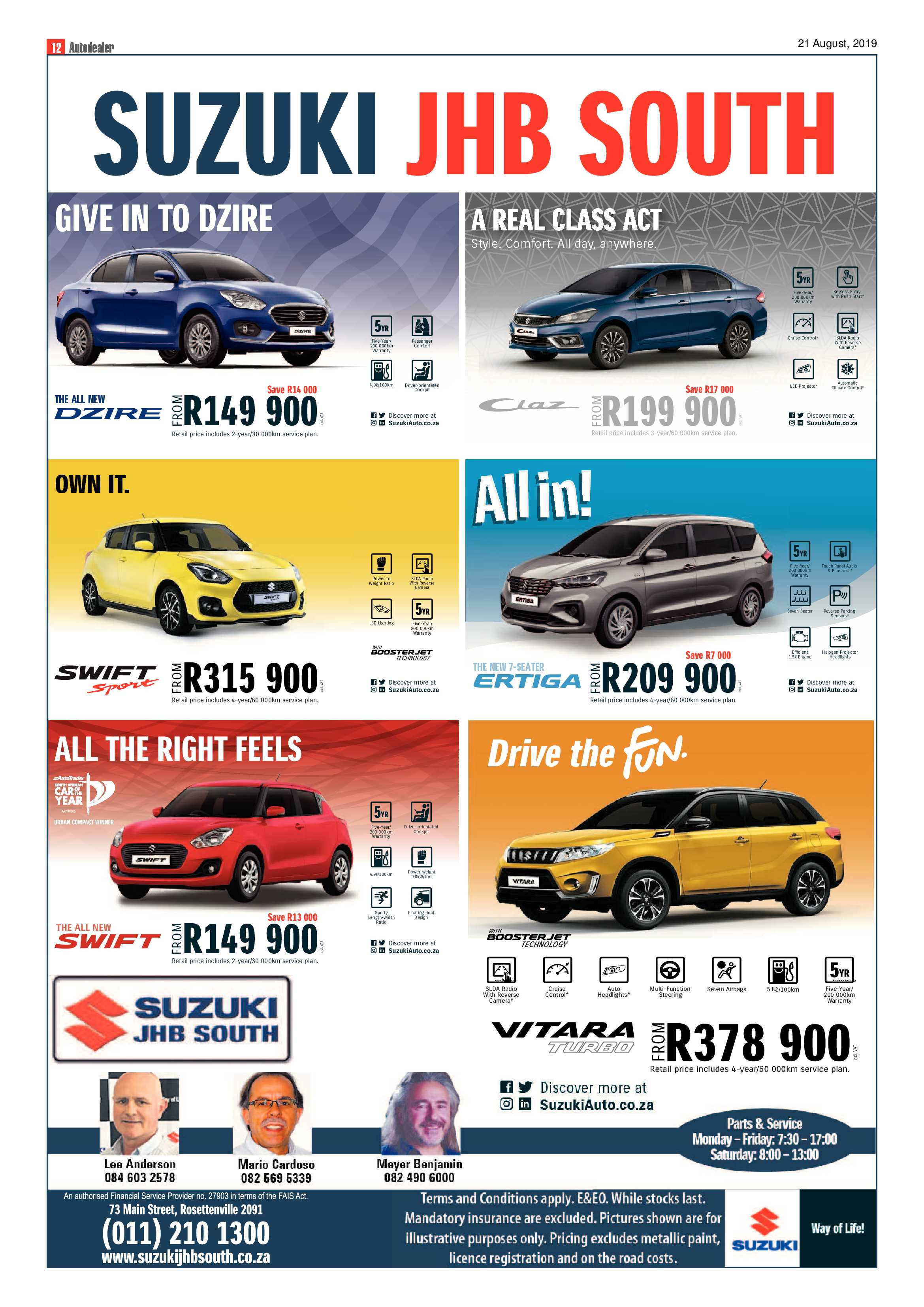 Comaro Chronicle 21 August 2019 page 12