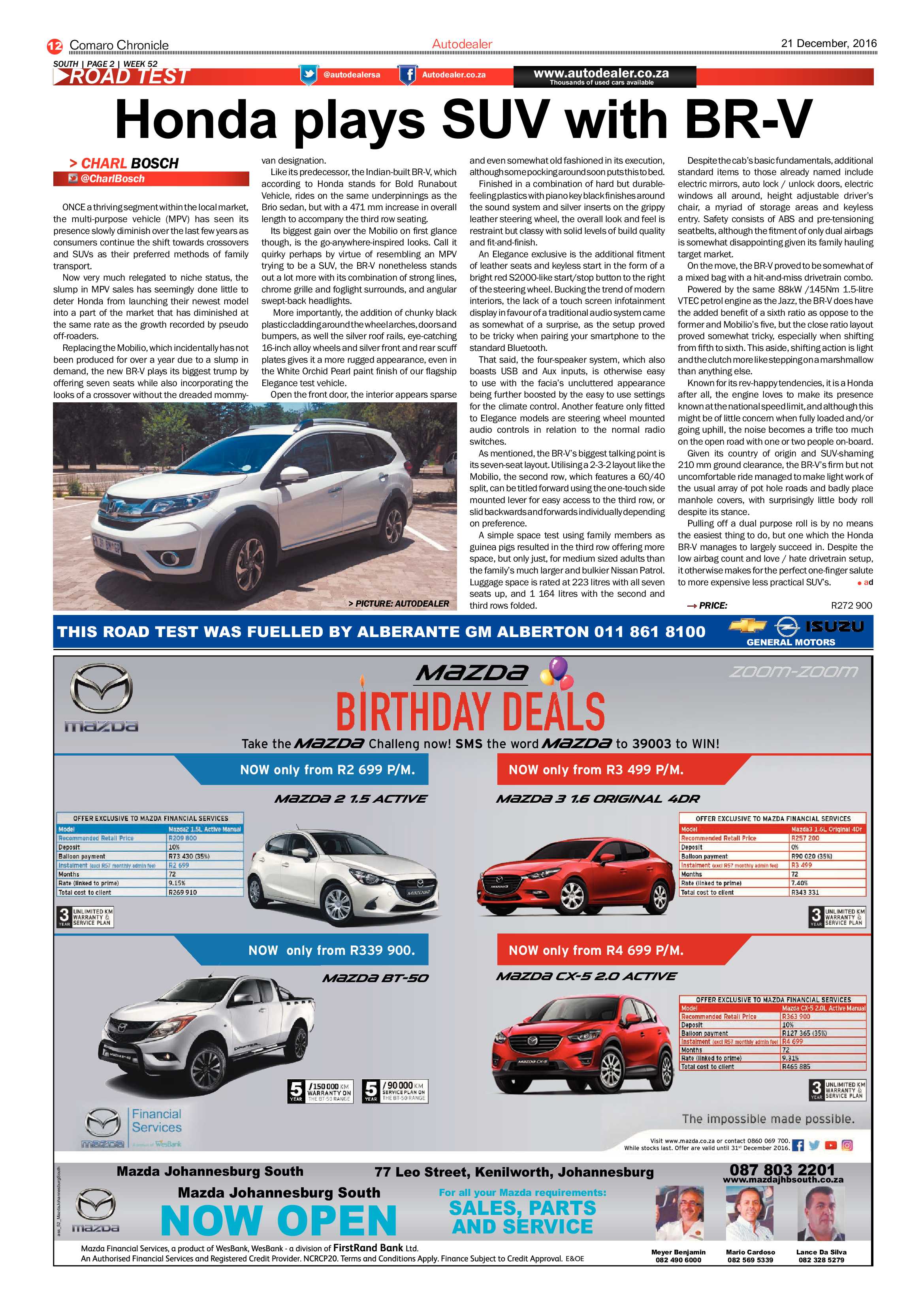 Comaro Chronicle 21 December 2016 page 12