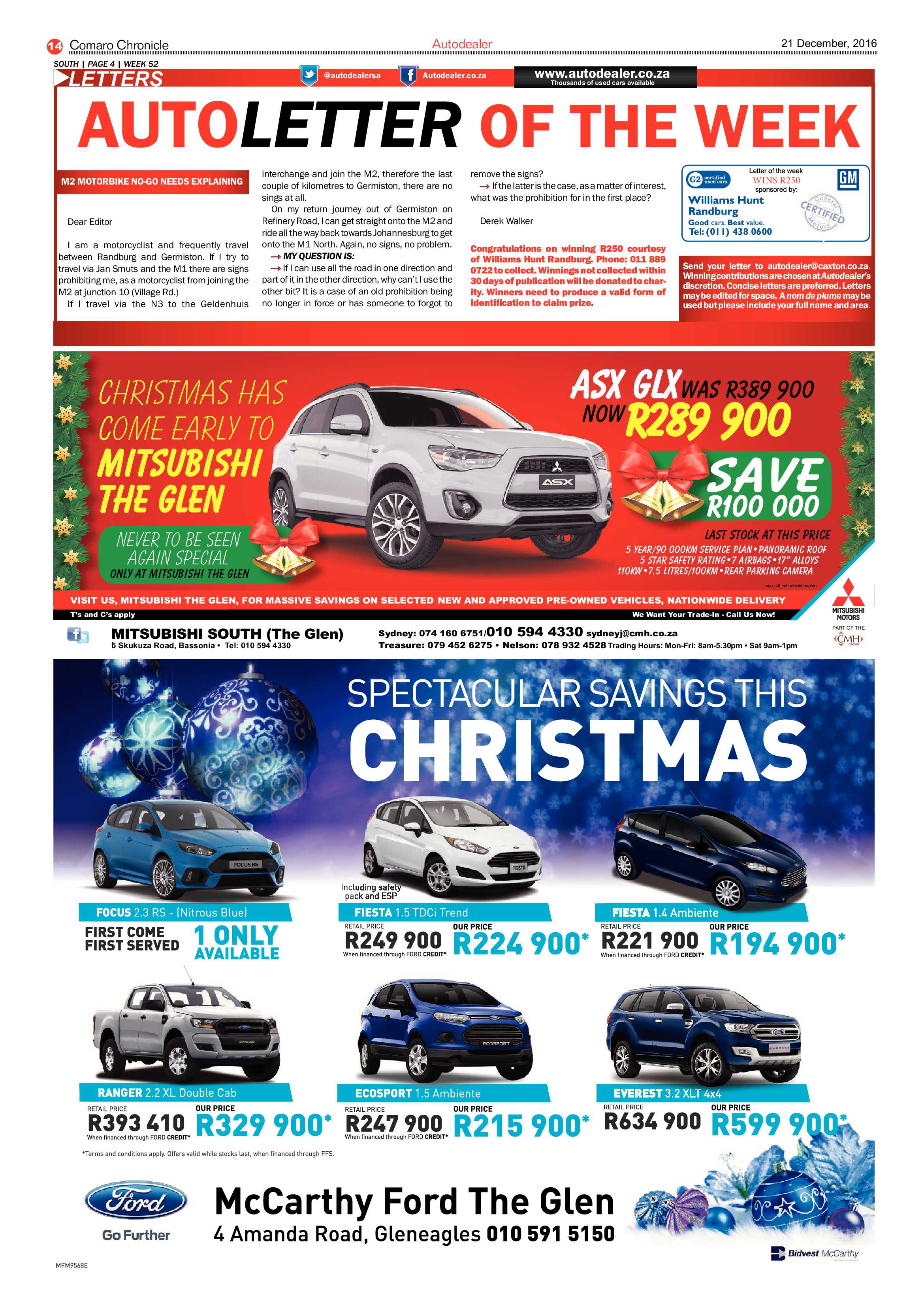 Comaro Chronicle 21 December 2016 page 14