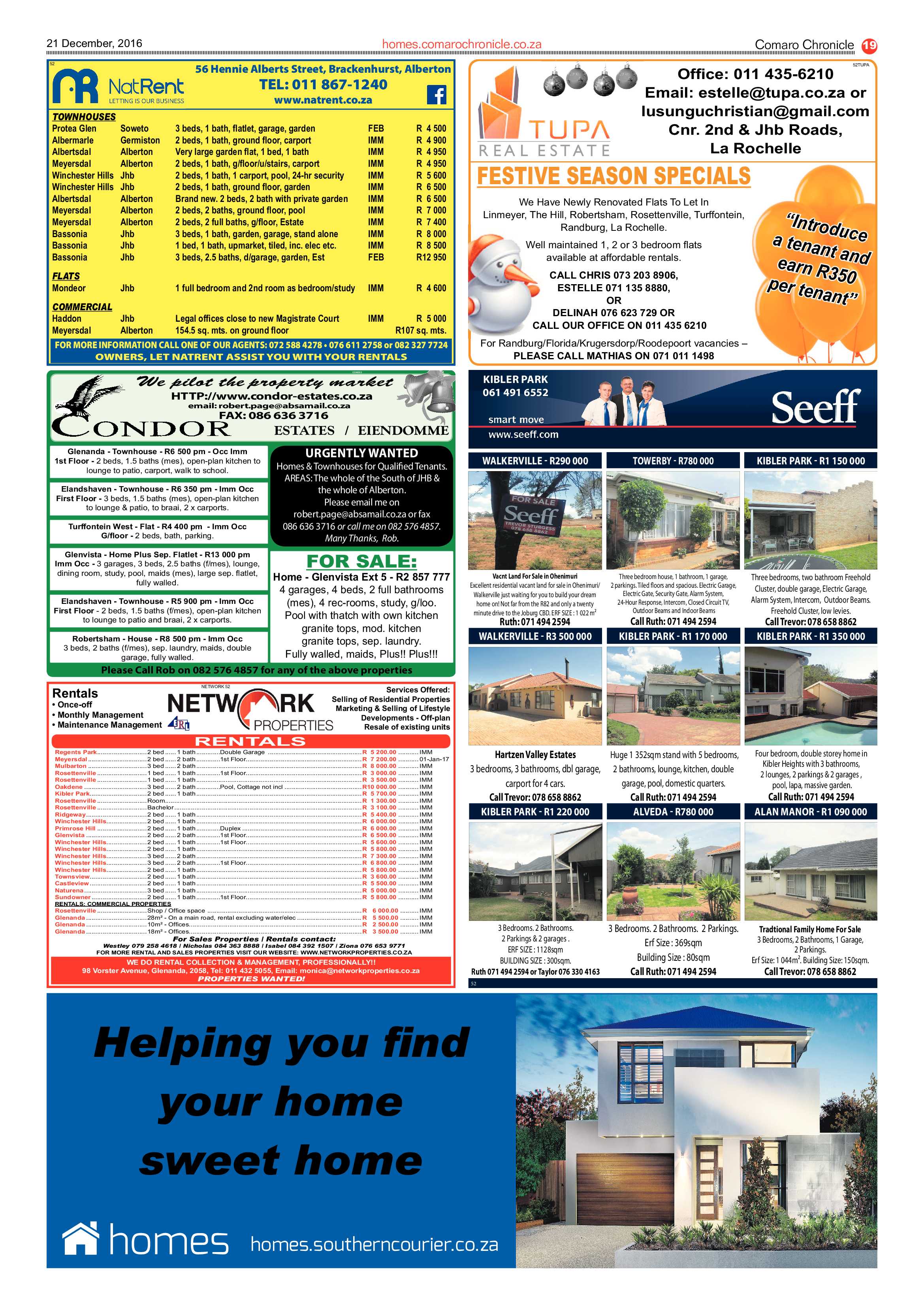 Comaro Chronicle 21 December 2016 page 19